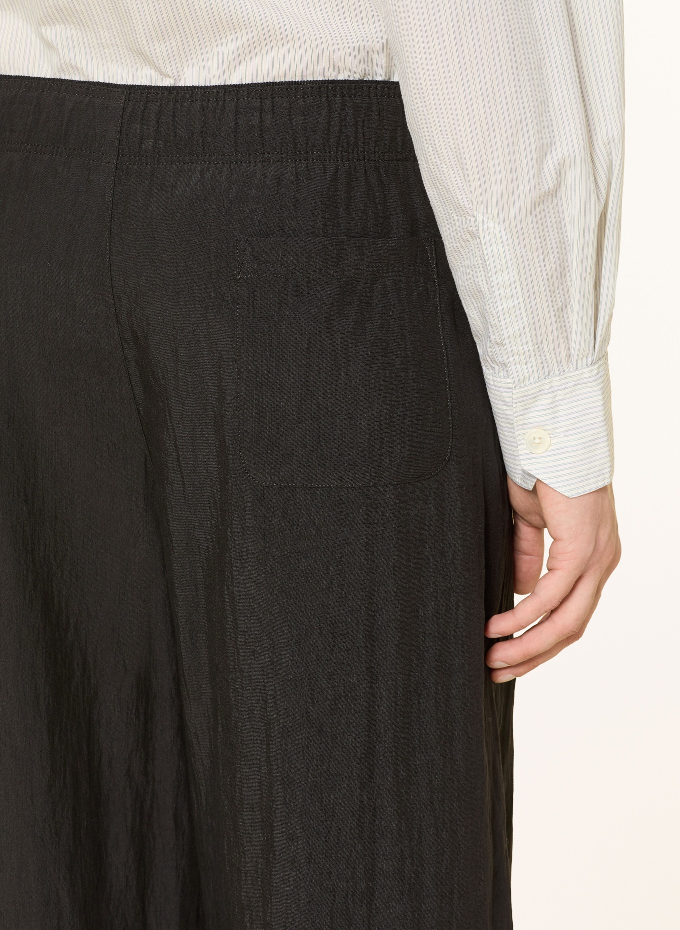 OUR LEGACY LEISURE Regular Fit pants: BLACK