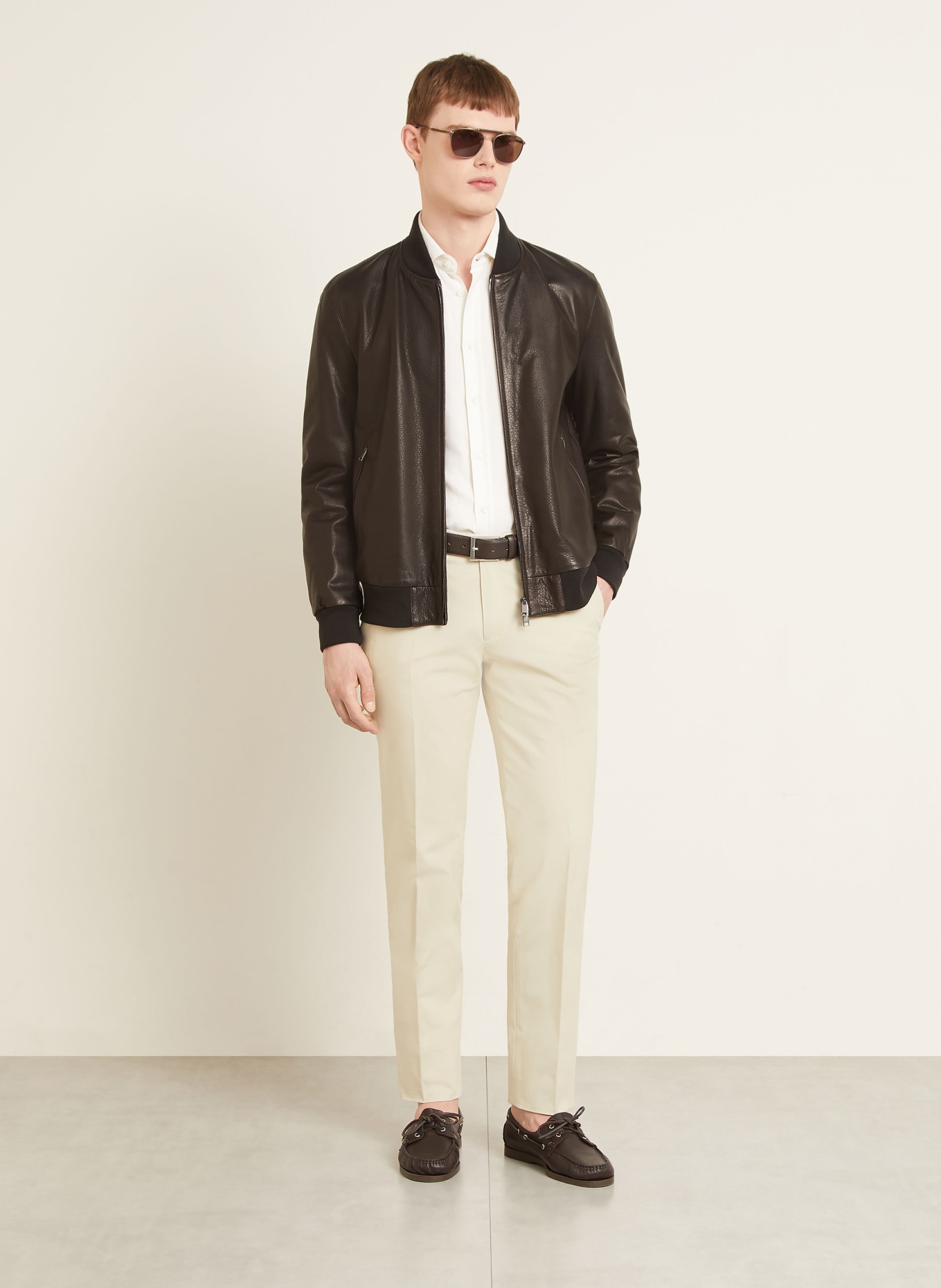 Brioni Chino PIENZA Slim Fit: CRÈME