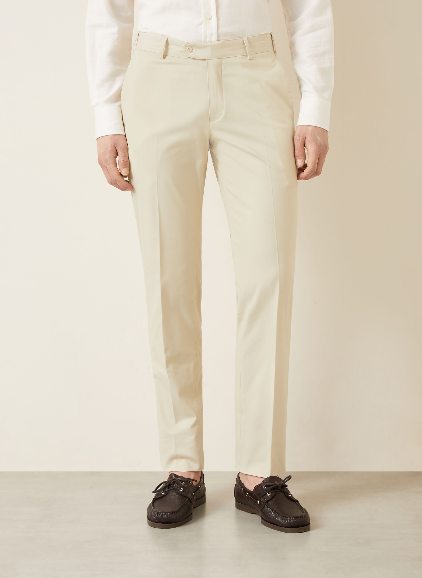 Brioni Chino PIENZA Slim Fit: CRÈME