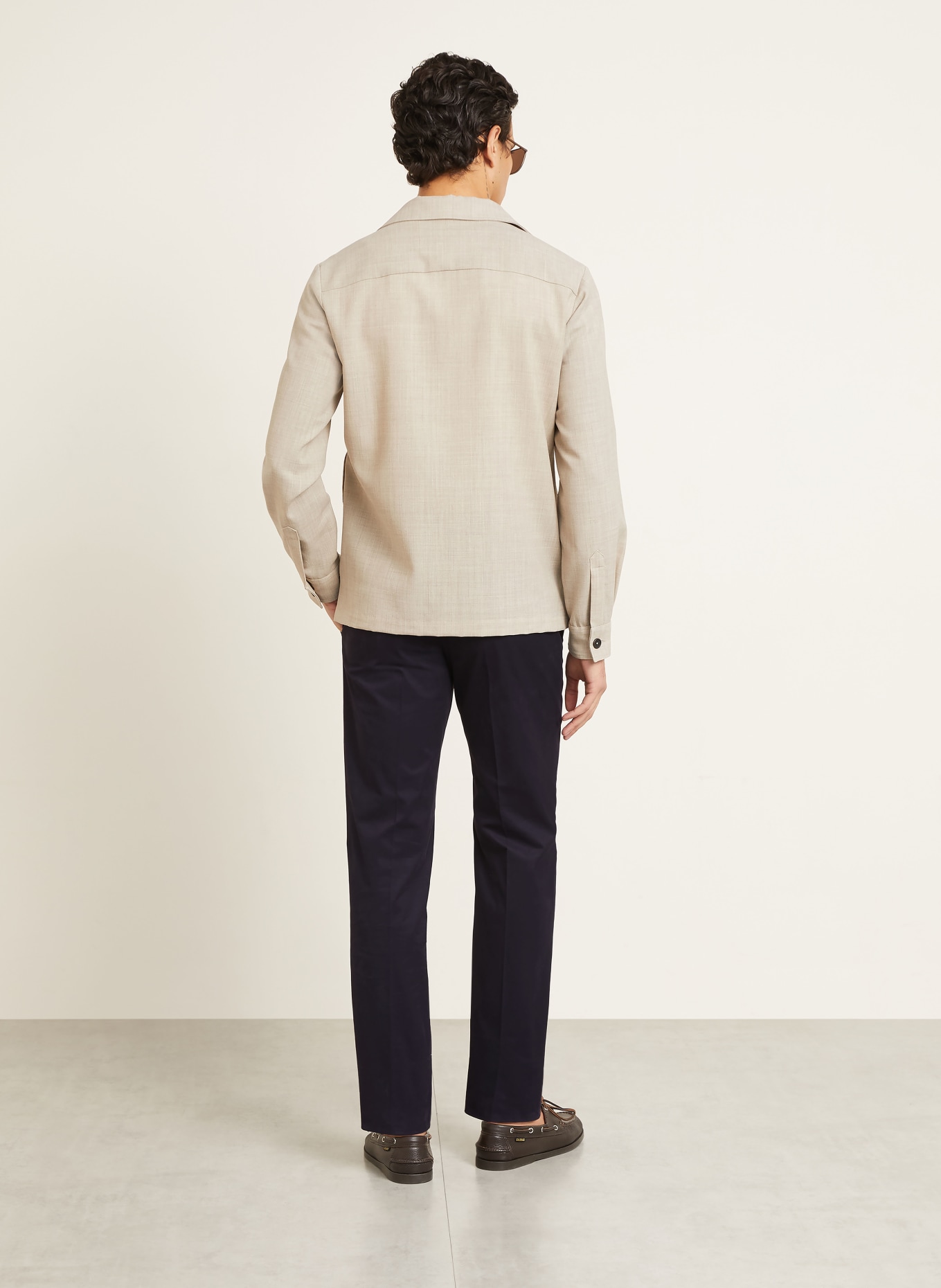 Brioni Chino PIENZA Slim Fit: DONKERBLAUW