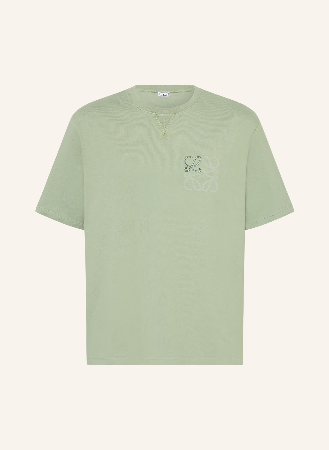 LOEWE T-shirt: LICHTGROEN
