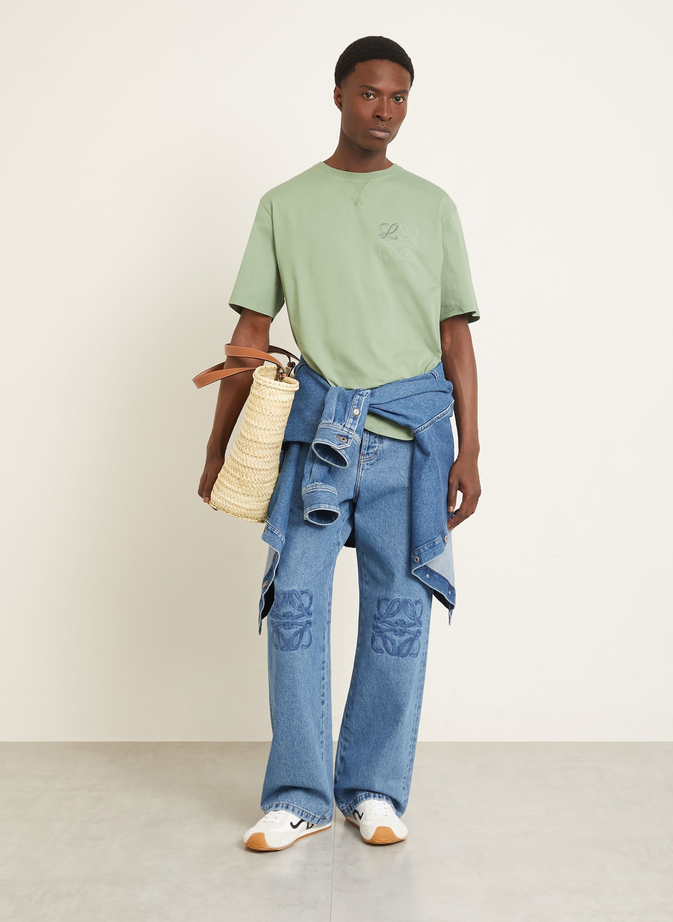 LOEWE T-shirt: LICHTGROEN