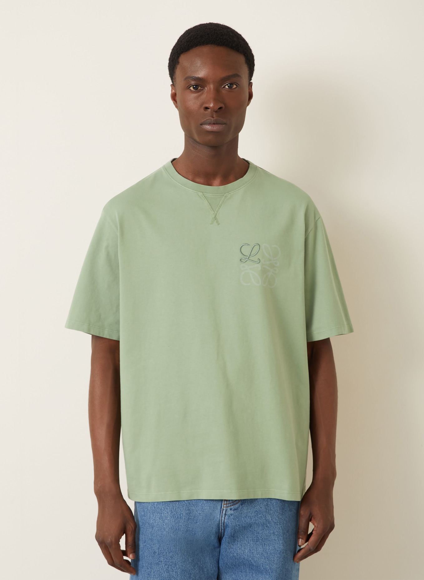 LOEWE T-shirt: LICHTGROEN