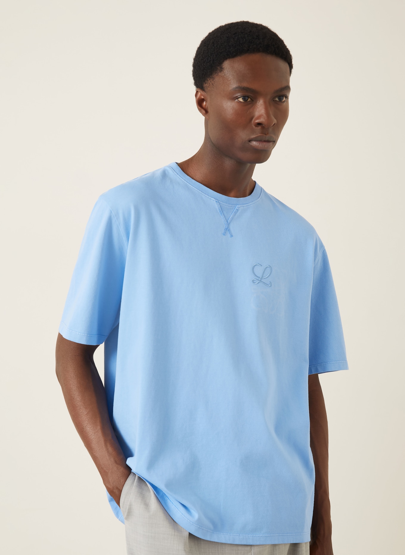 LOEWE T-Shirt: HELLBLAU