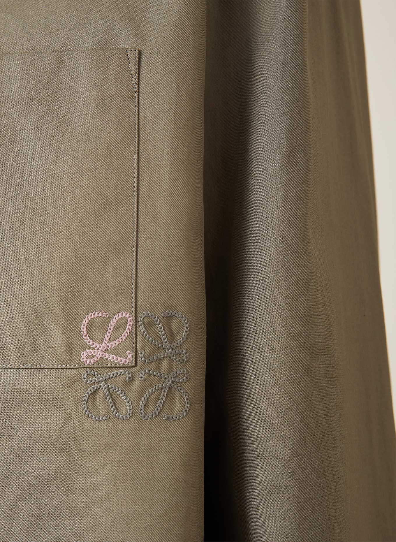 LOEWE Comfort Fit Shirt: KHAKI