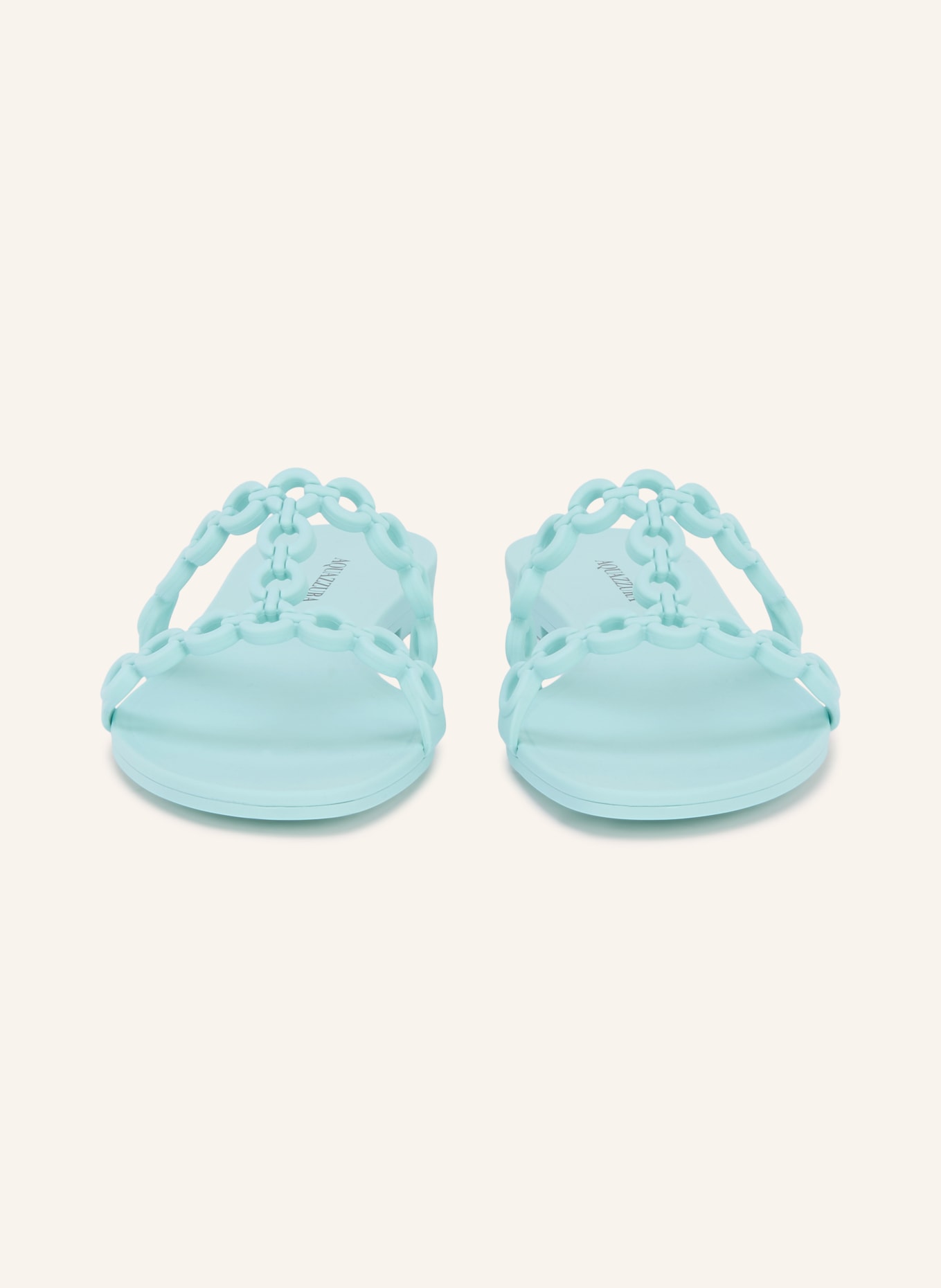 AQUAZZURA Mules INFINITY CHAIN: MENTHE