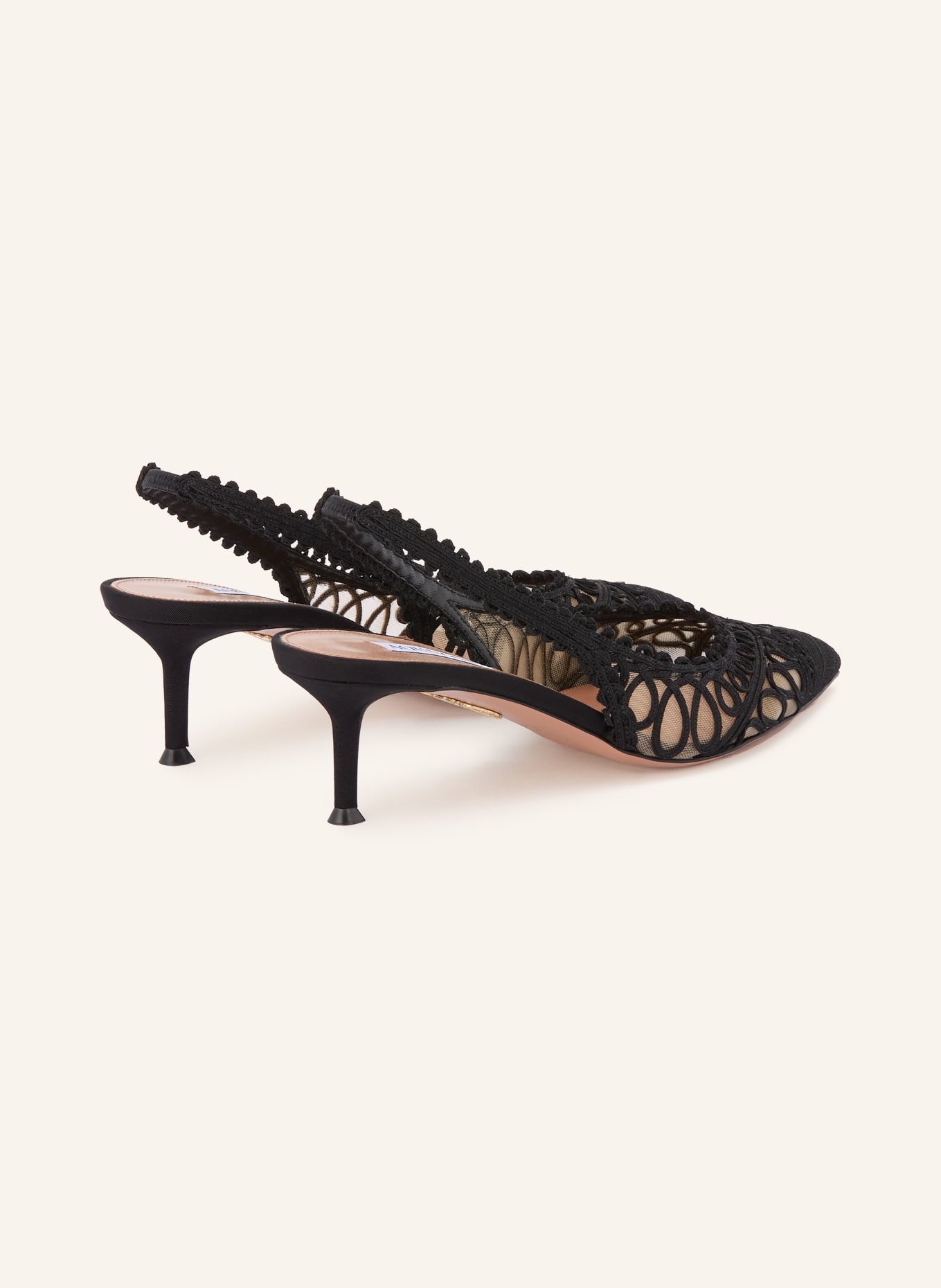 AQUAZZURA Slingpumps KAHLO: ZWART