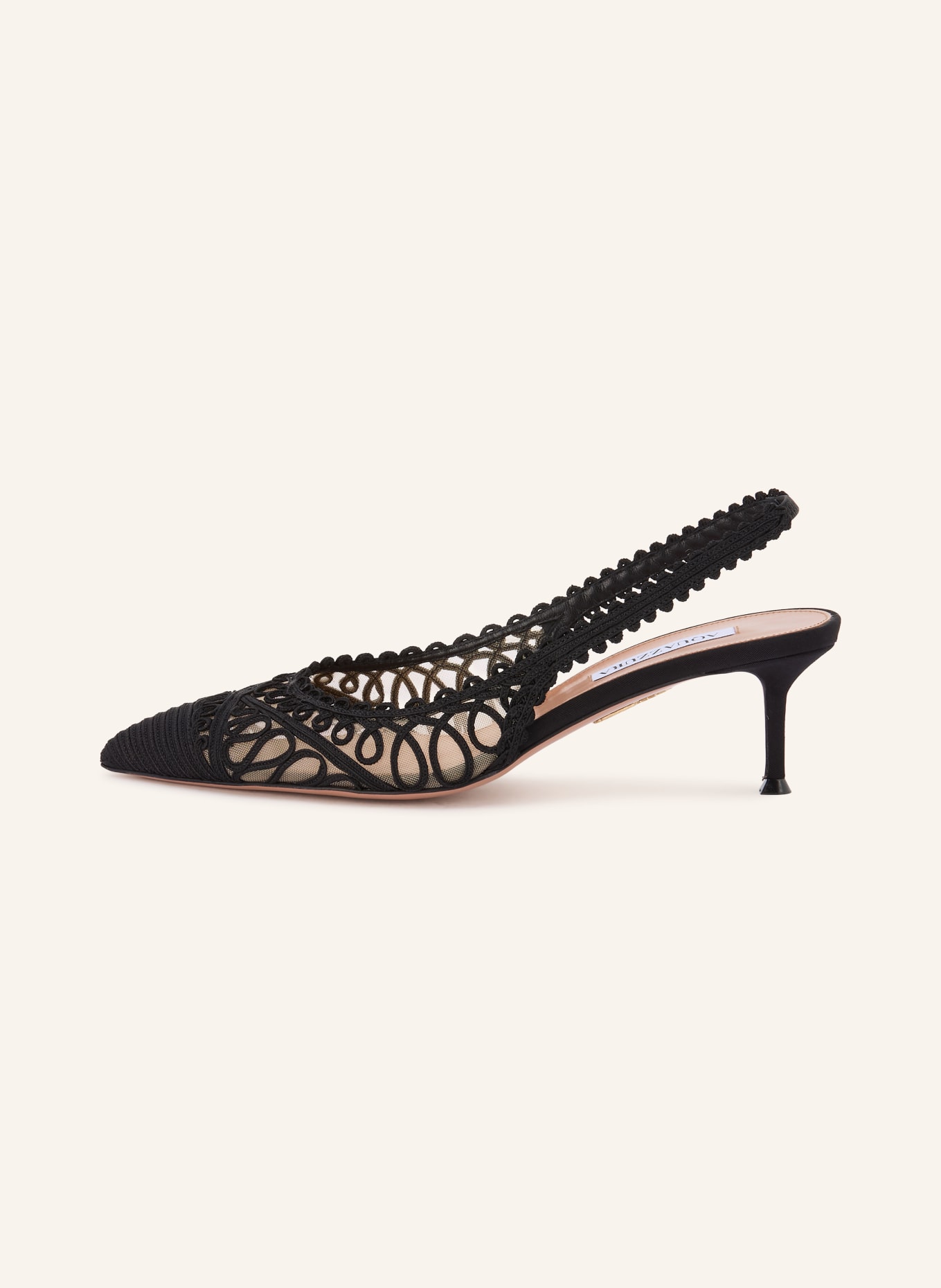 AQUAZZURA Slingpumps KAHLO: ZWART