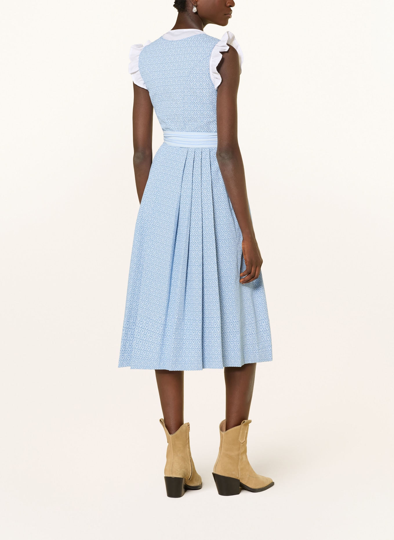 Hammerschmid Dirndl BRAUNSEE: BLAU / HELLBLAU / WEISS