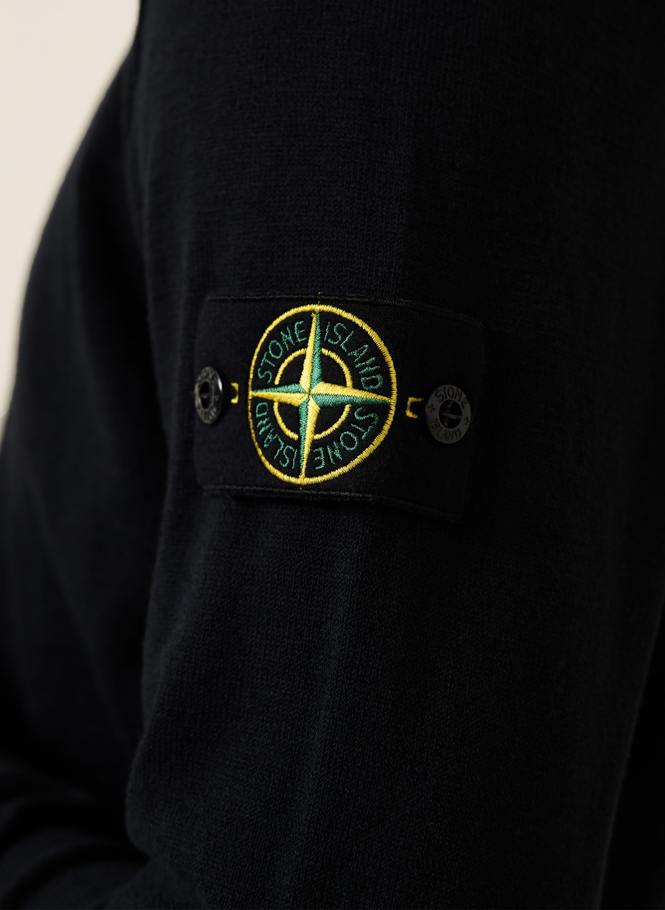 STONE ISLAND sweter: CZARNY