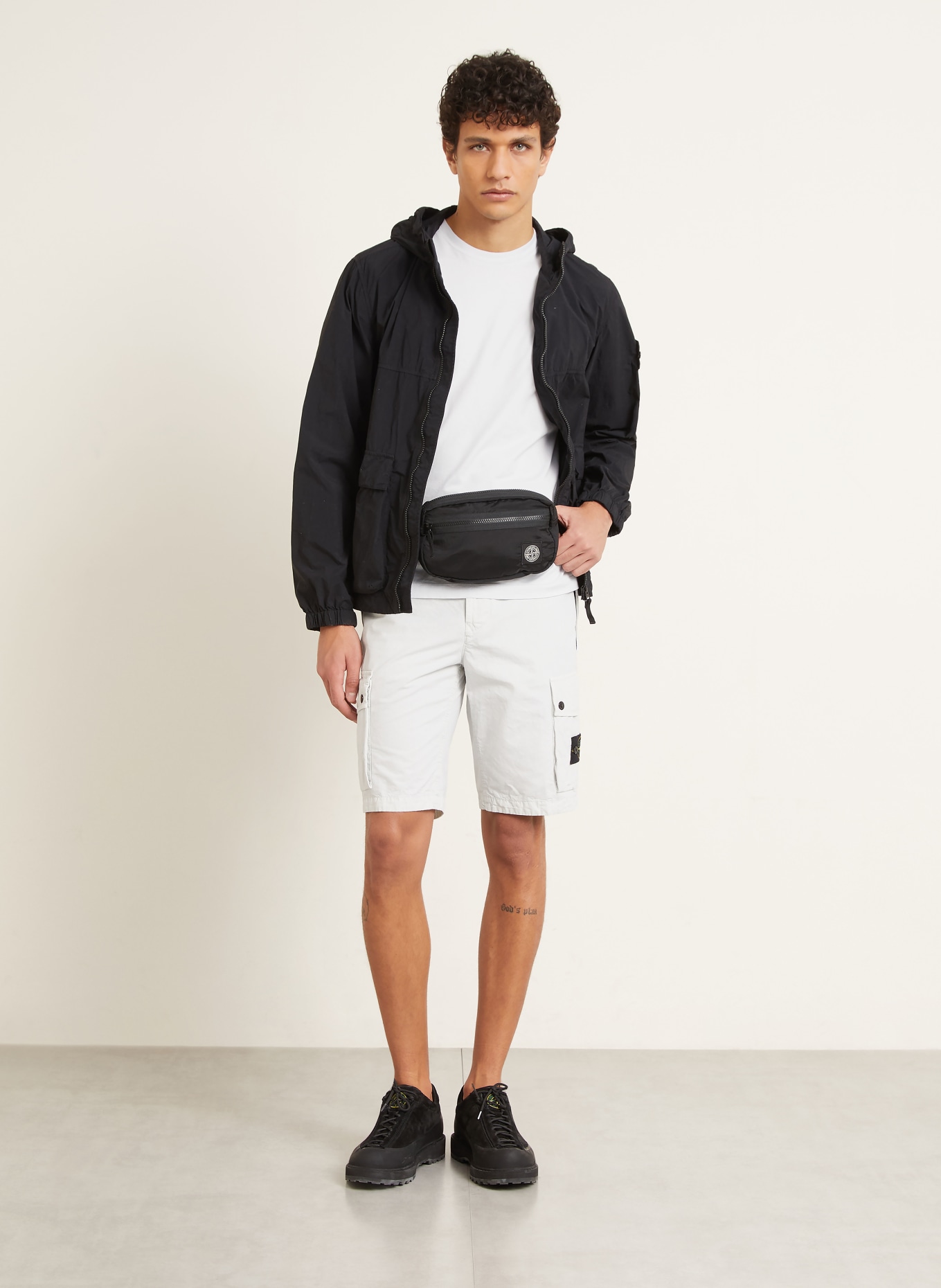 STONE ISLAND Cargoshorts: BLAUW