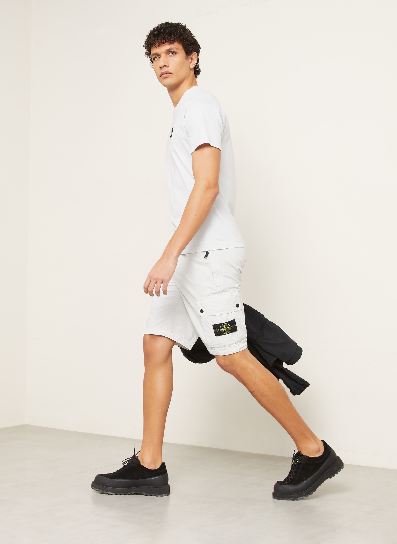 STONE ISLAND Cargoshorts: BLAUW