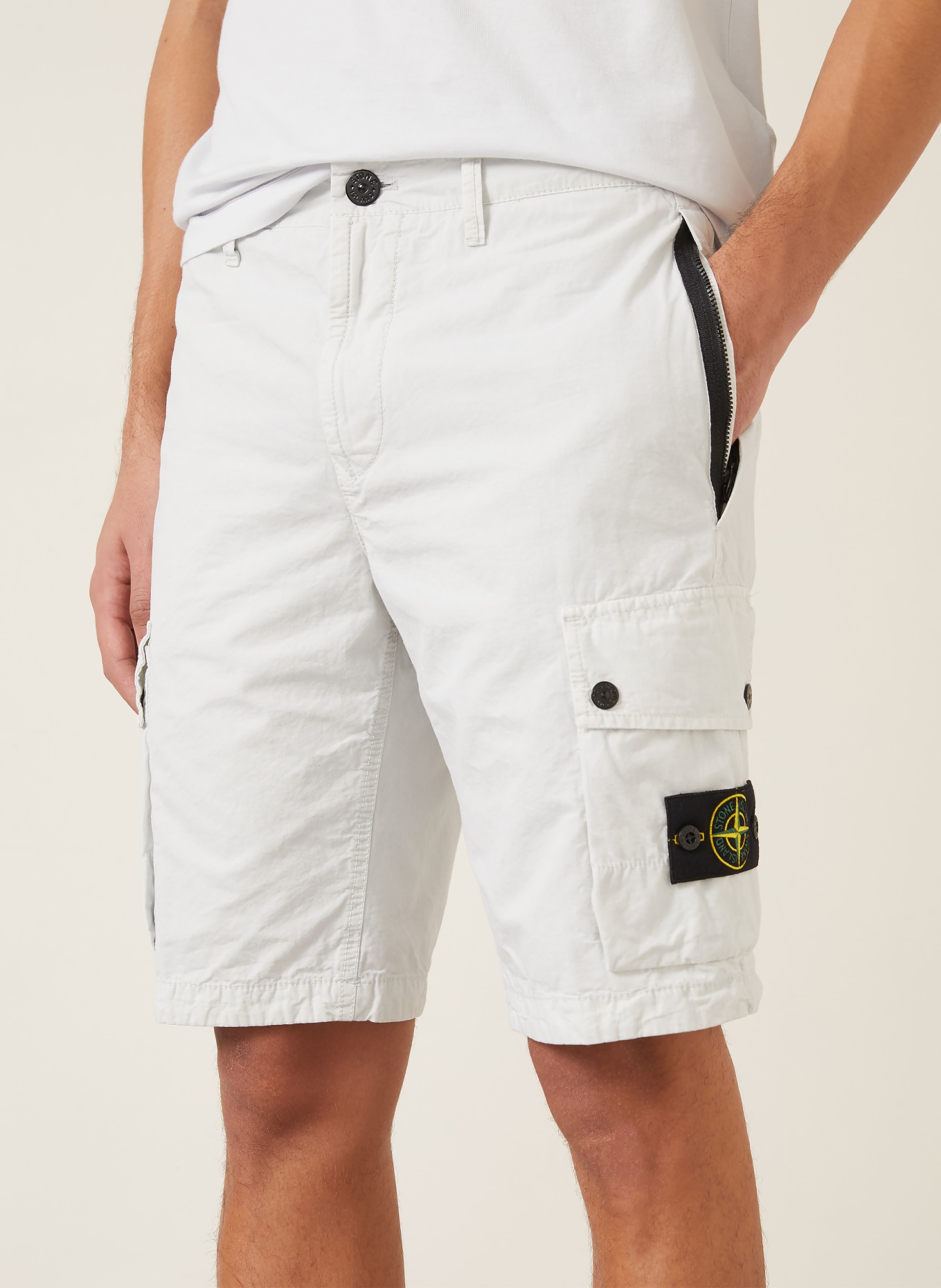 STONE ISLAND Cargoshorts: BLAUW