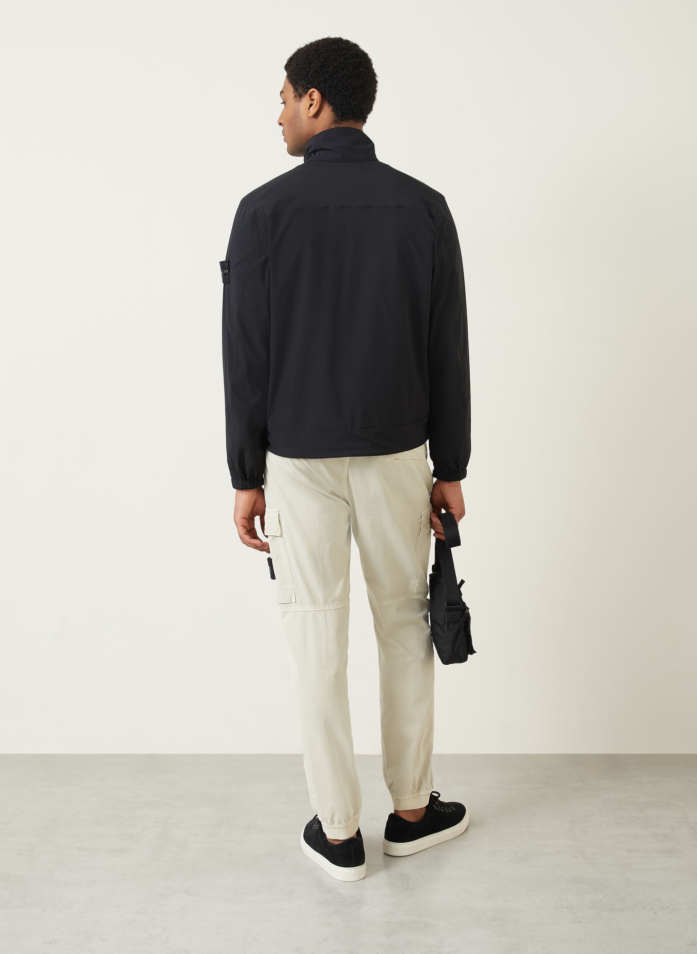 STONE ISLAND veste: NOIR