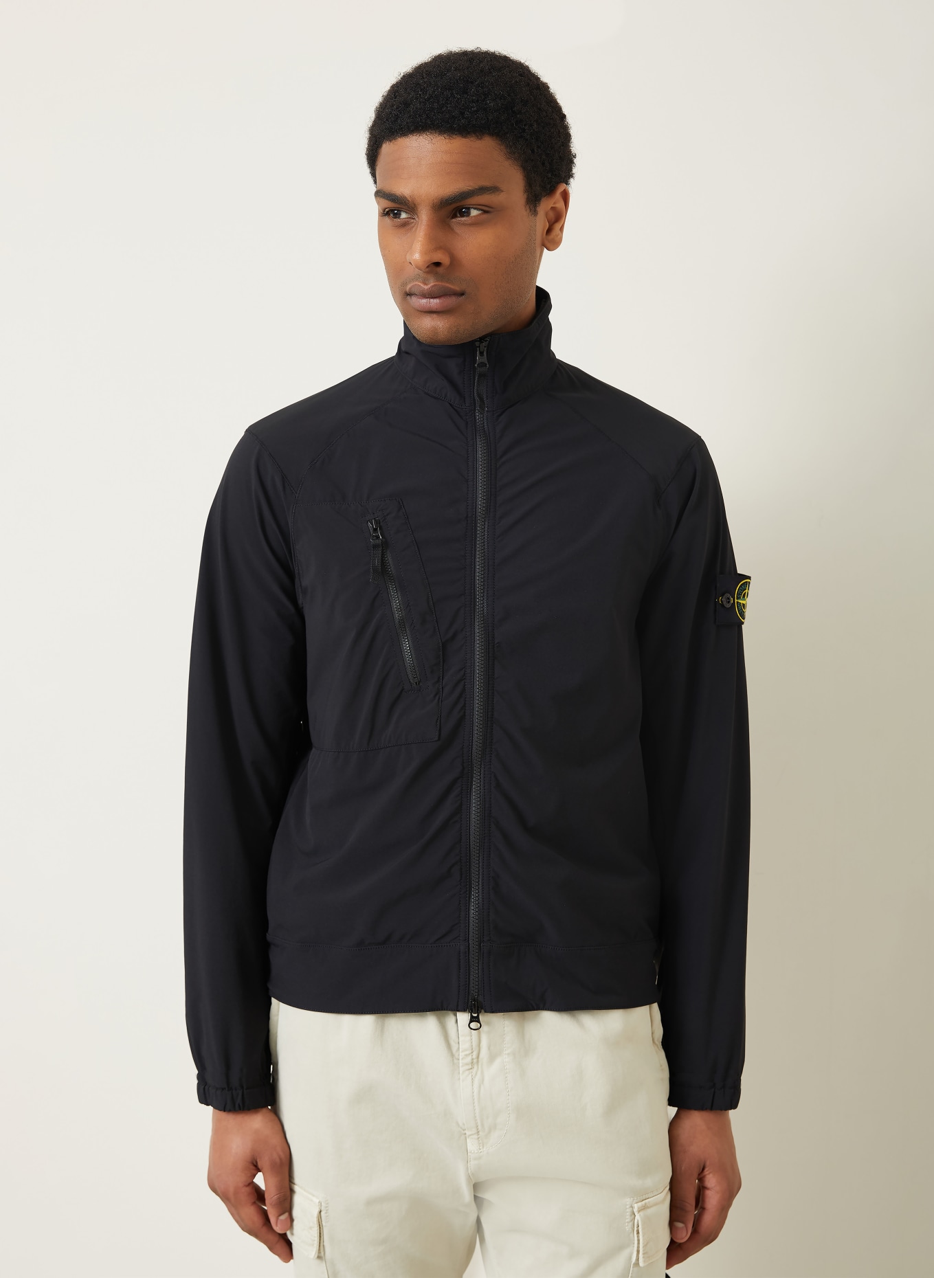 STONE ISLAND veste: NOIR