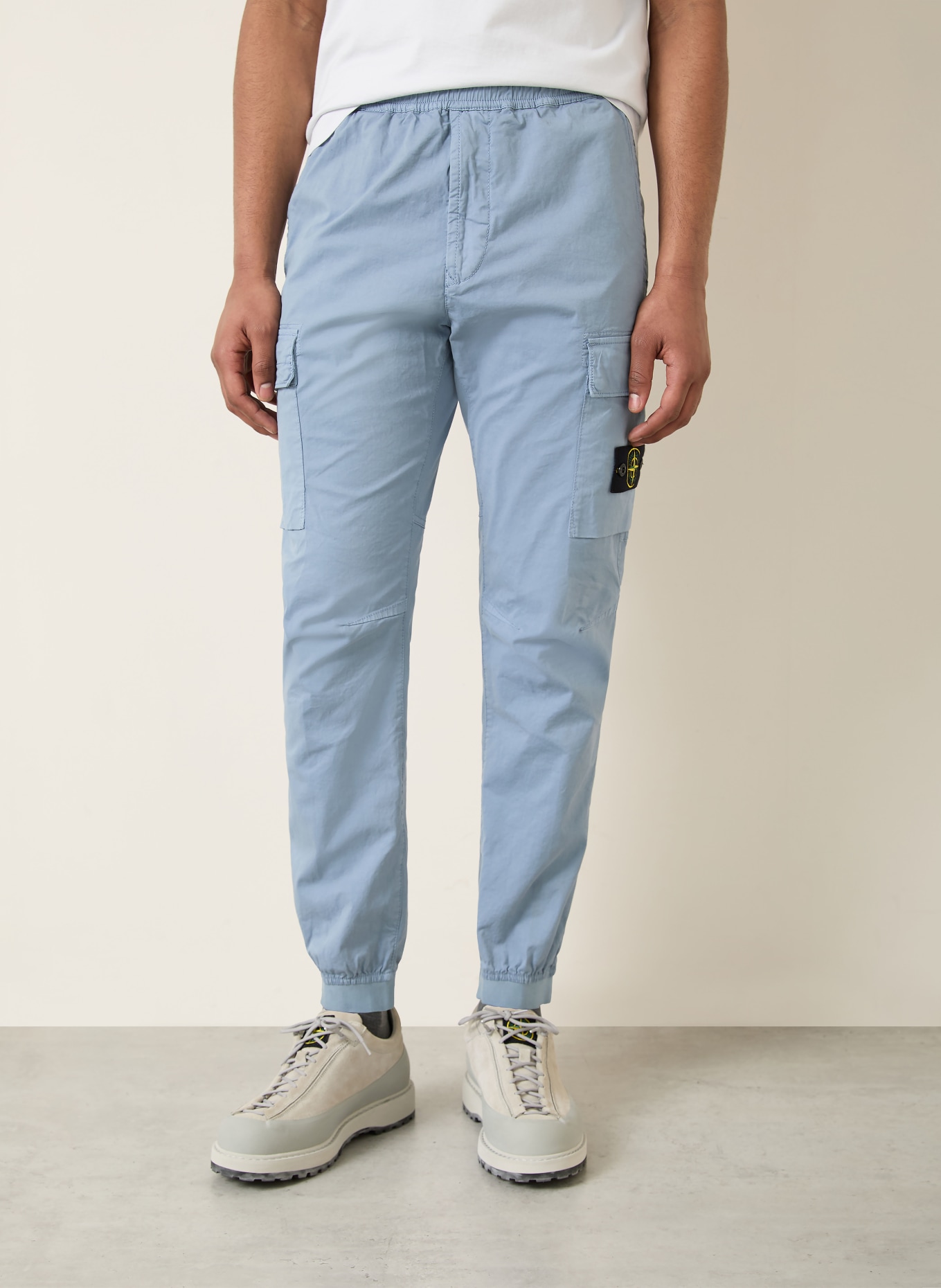 STONE ISLAND Pantalon cargo coupe extra slim: BLEU