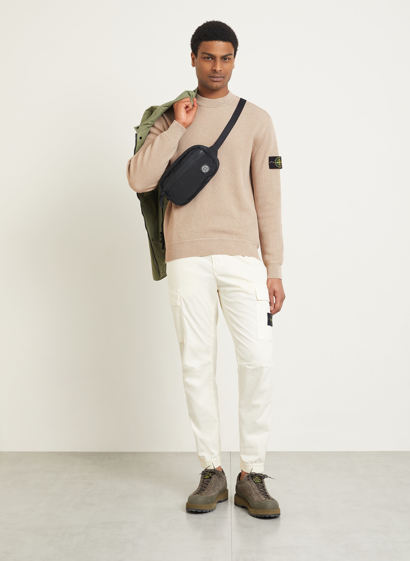 STONE ISLAND pull-over: BEIGE