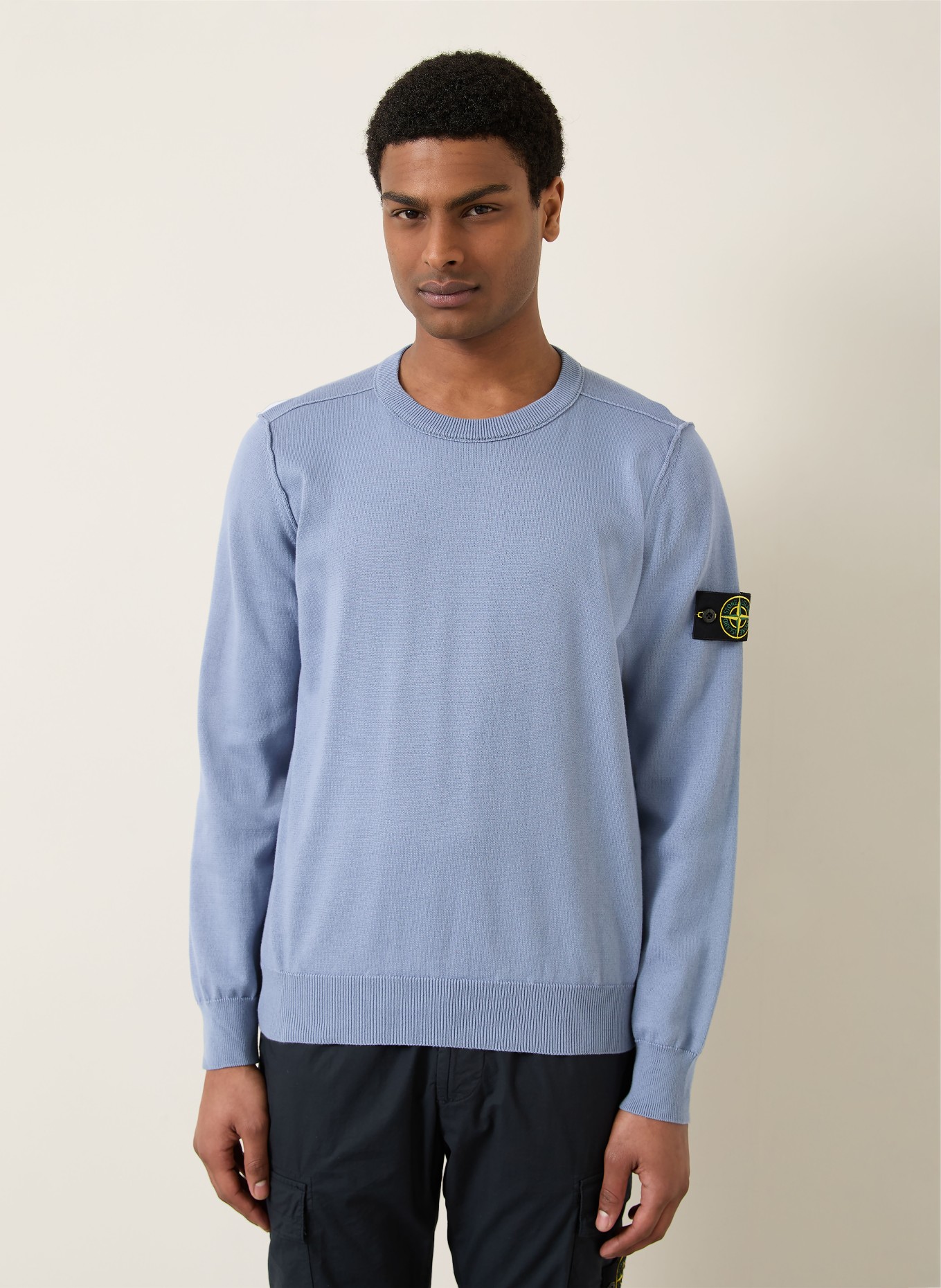 STONE ISLAND Pullover: HELLBLAU