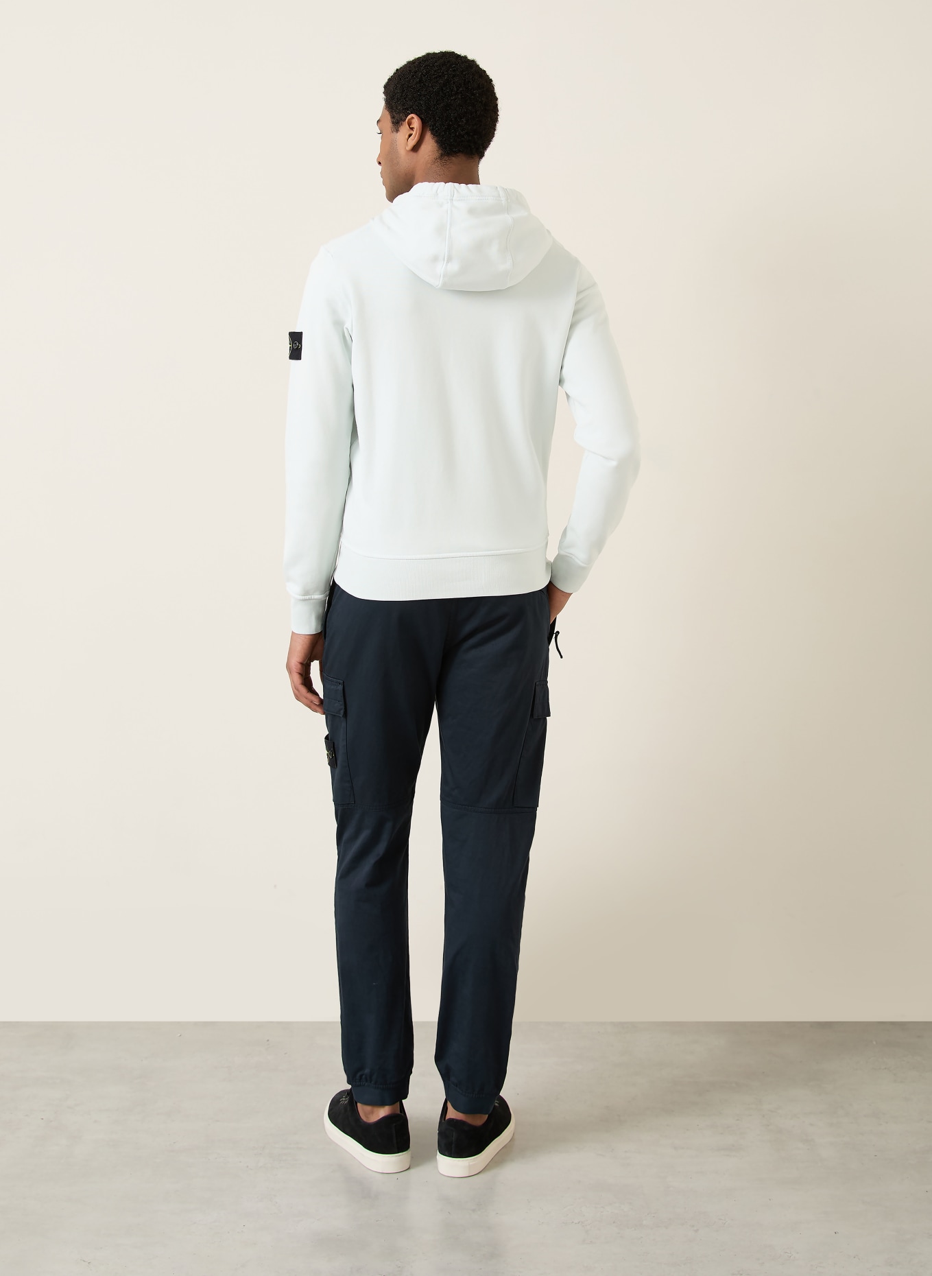 STONE ISLAND sweat à capuche: BLEU CLAIR