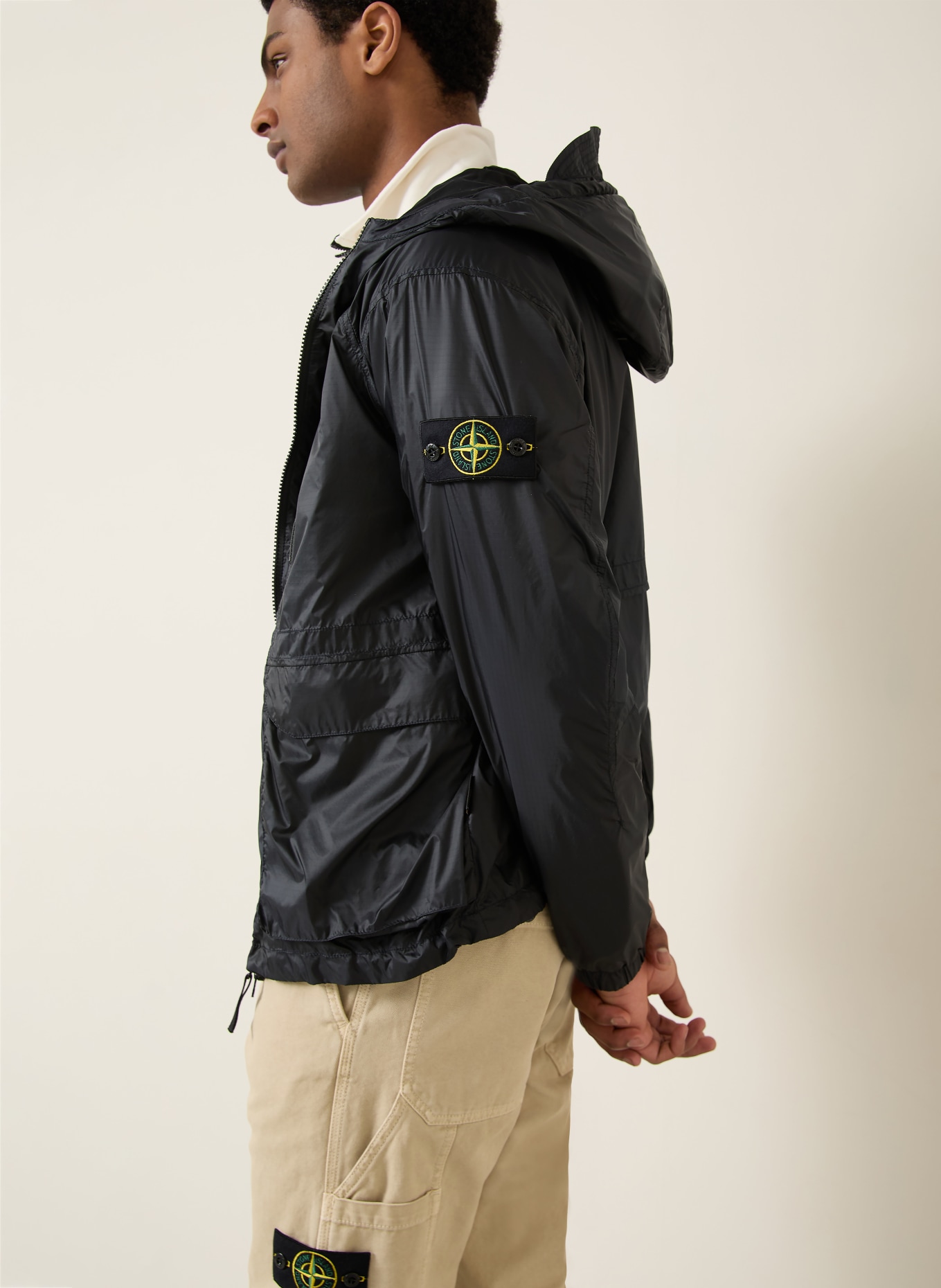 STONE ISLAND veste: BLEU FONCÉ