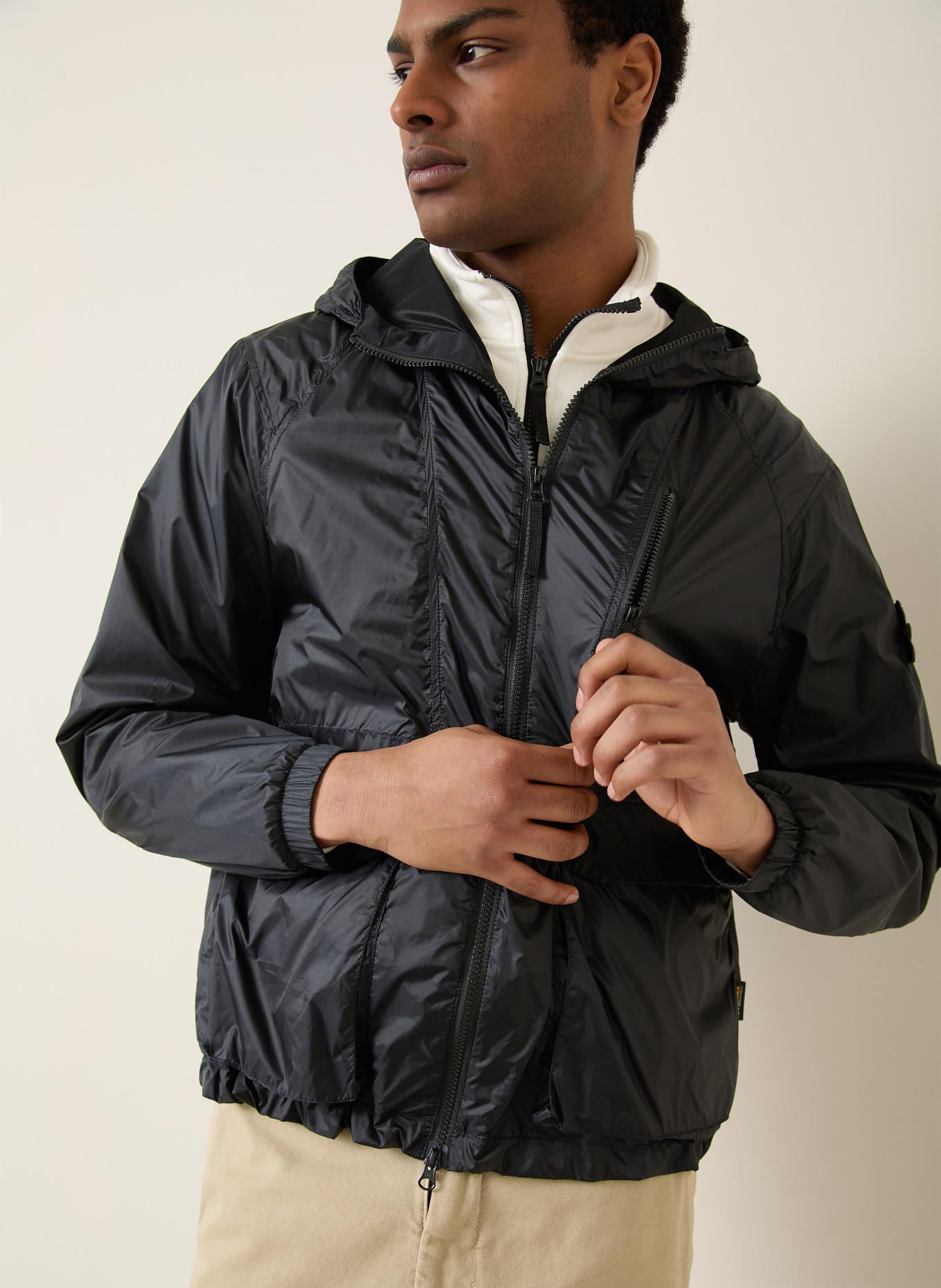 STONE ISLAND veste: BLEU FONCÉ