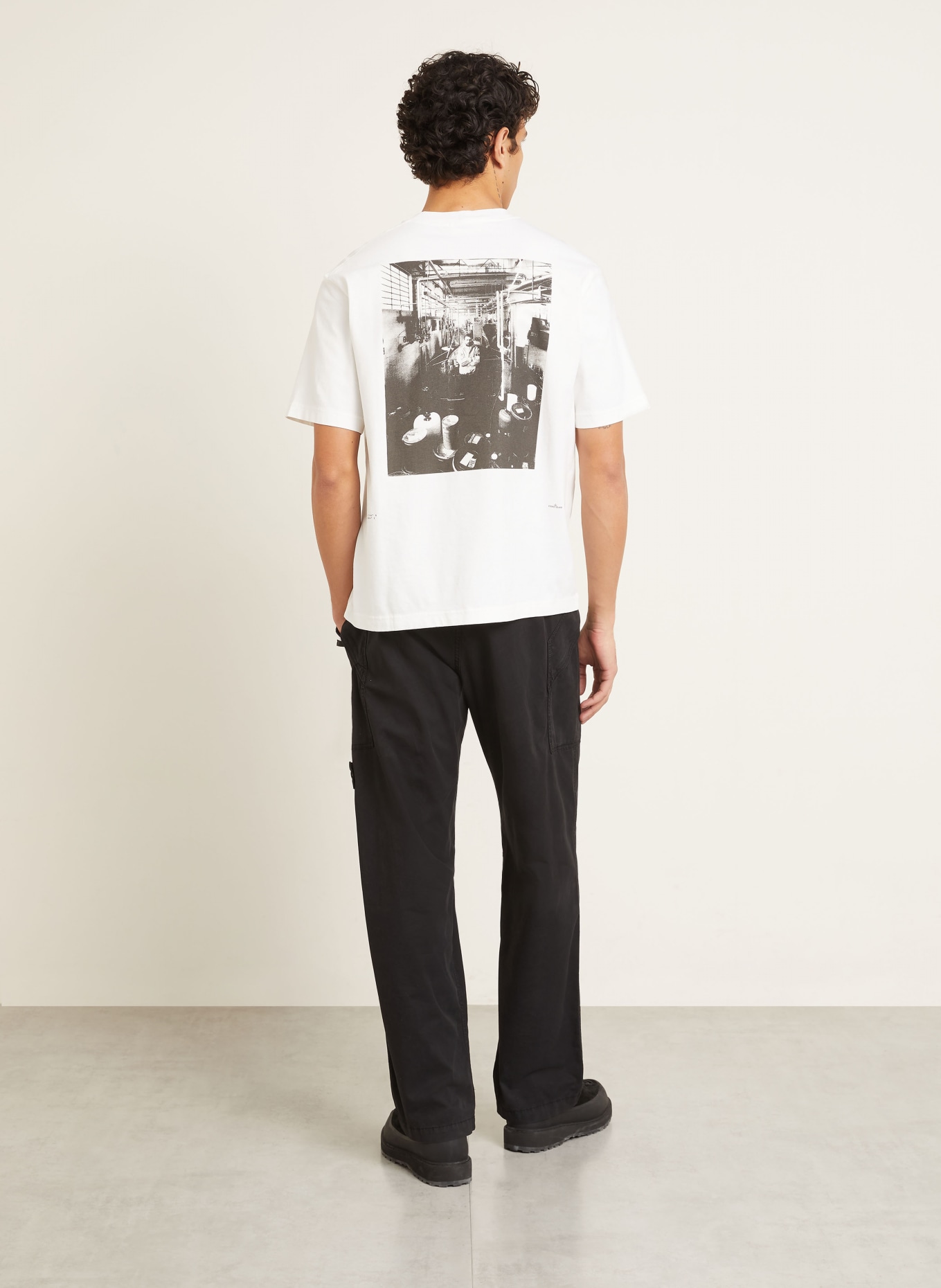 STONE ISLAND T-shirt: WIT