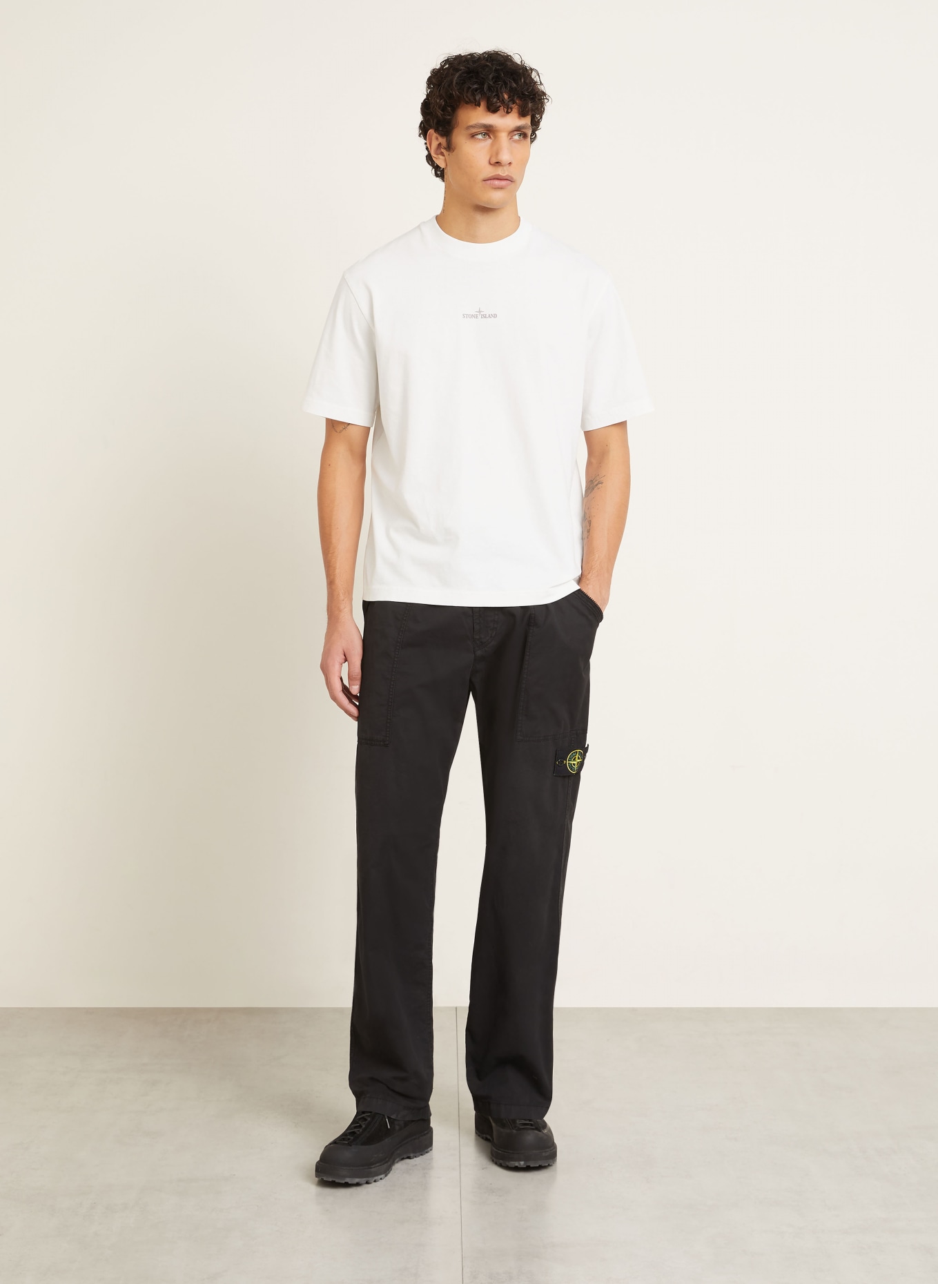STONE ISLAND T-shirt: WIT