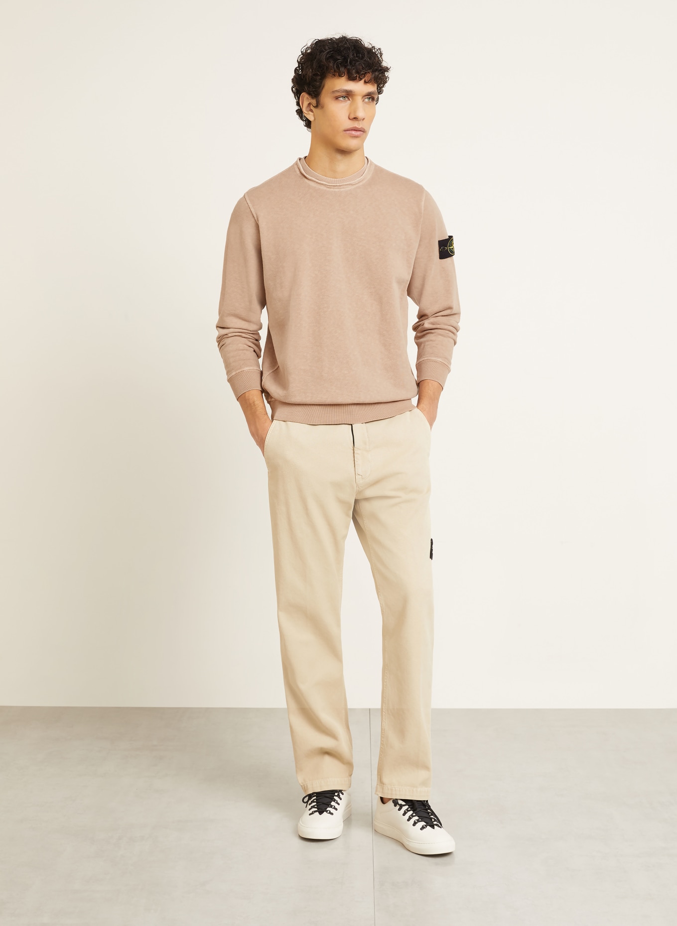 STONE ISLAND Sweatshirt: BEIGE