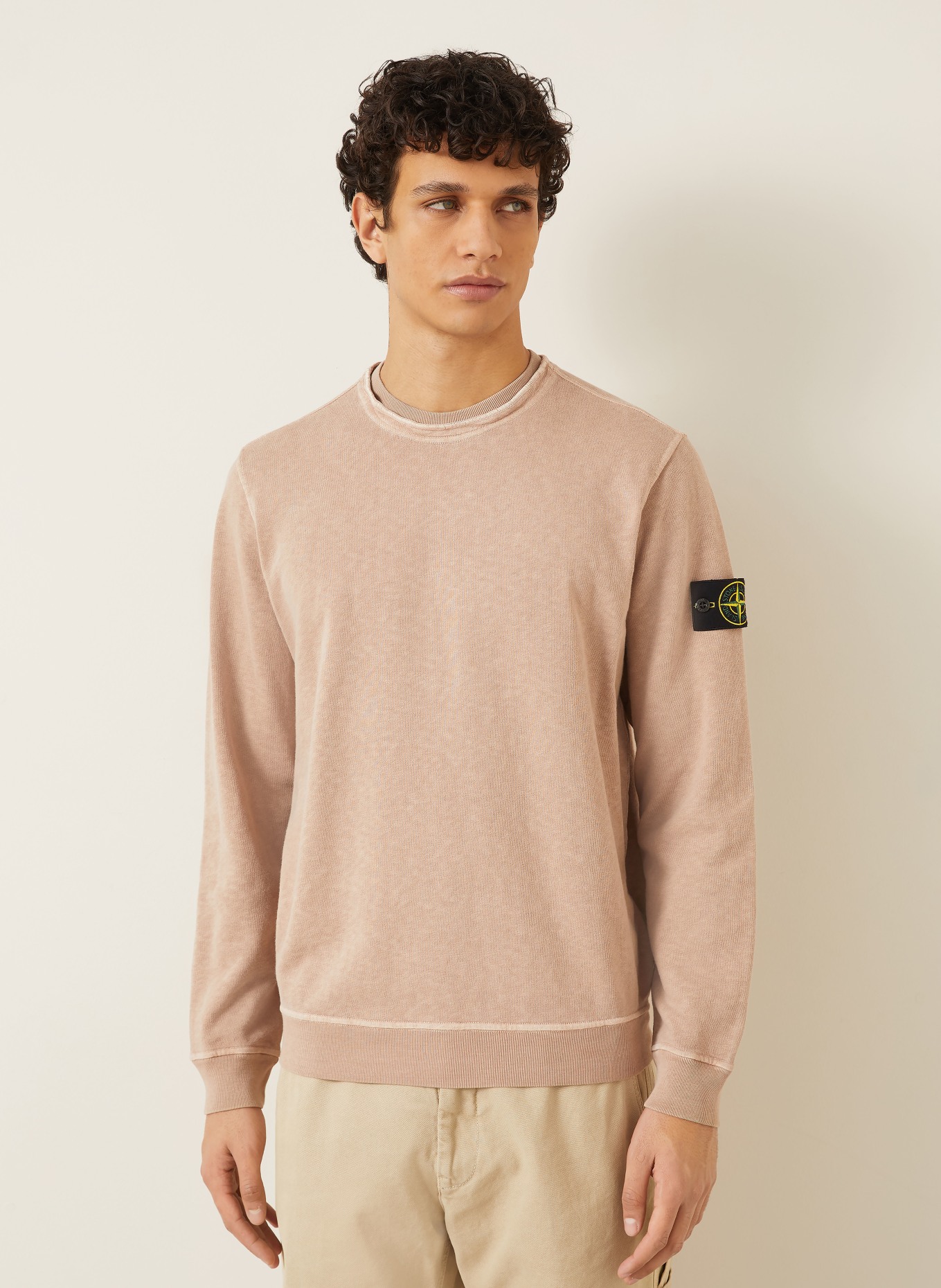STONE ISLAND Sweatshirt: BEIGE
