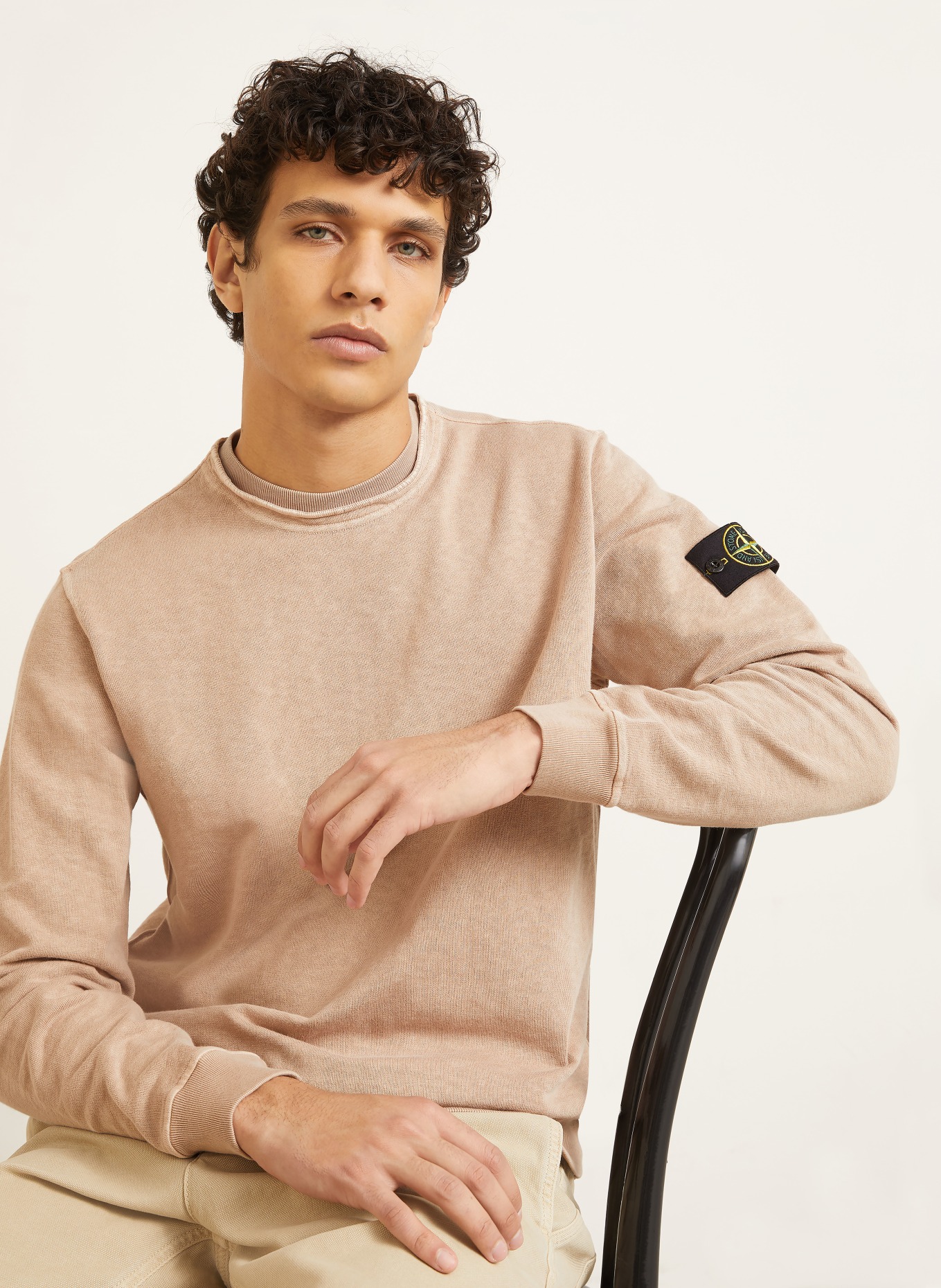 STONE ISLAND Sweatshirt: BEIGE