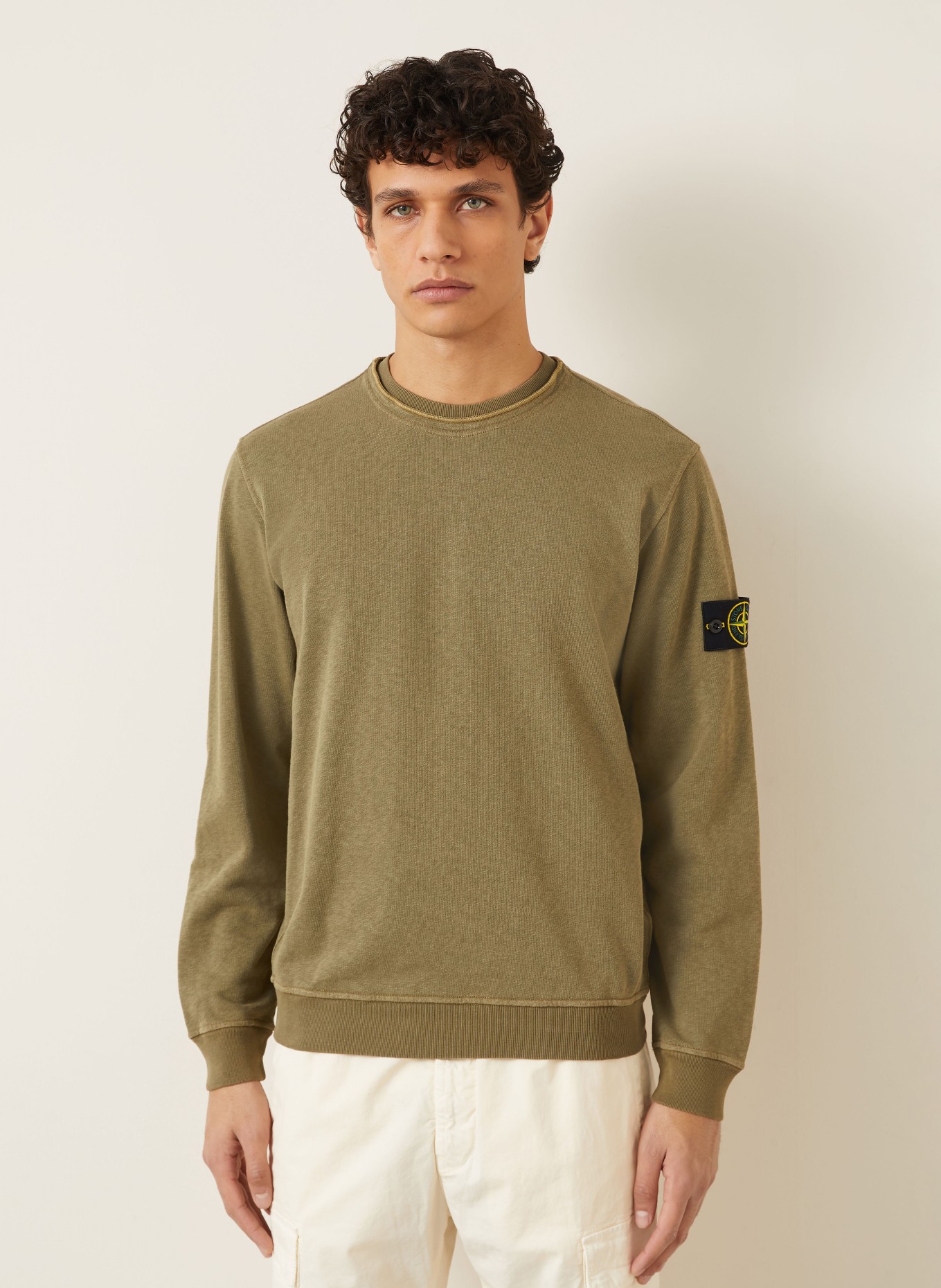 STONE ISLAND Sweatshirt: KAKI
