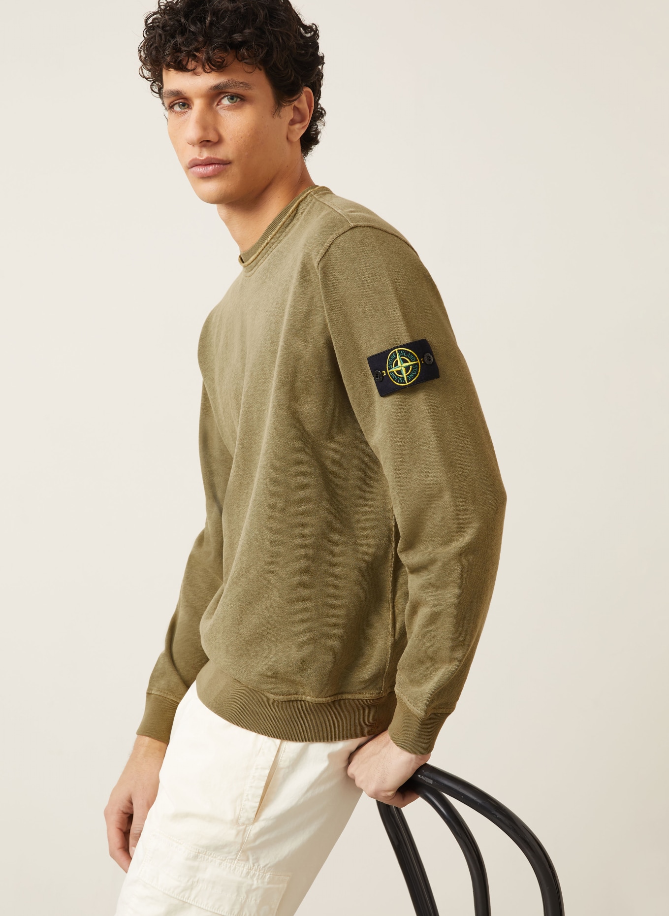 STONE ISLAND Sweatshirt: KAKI