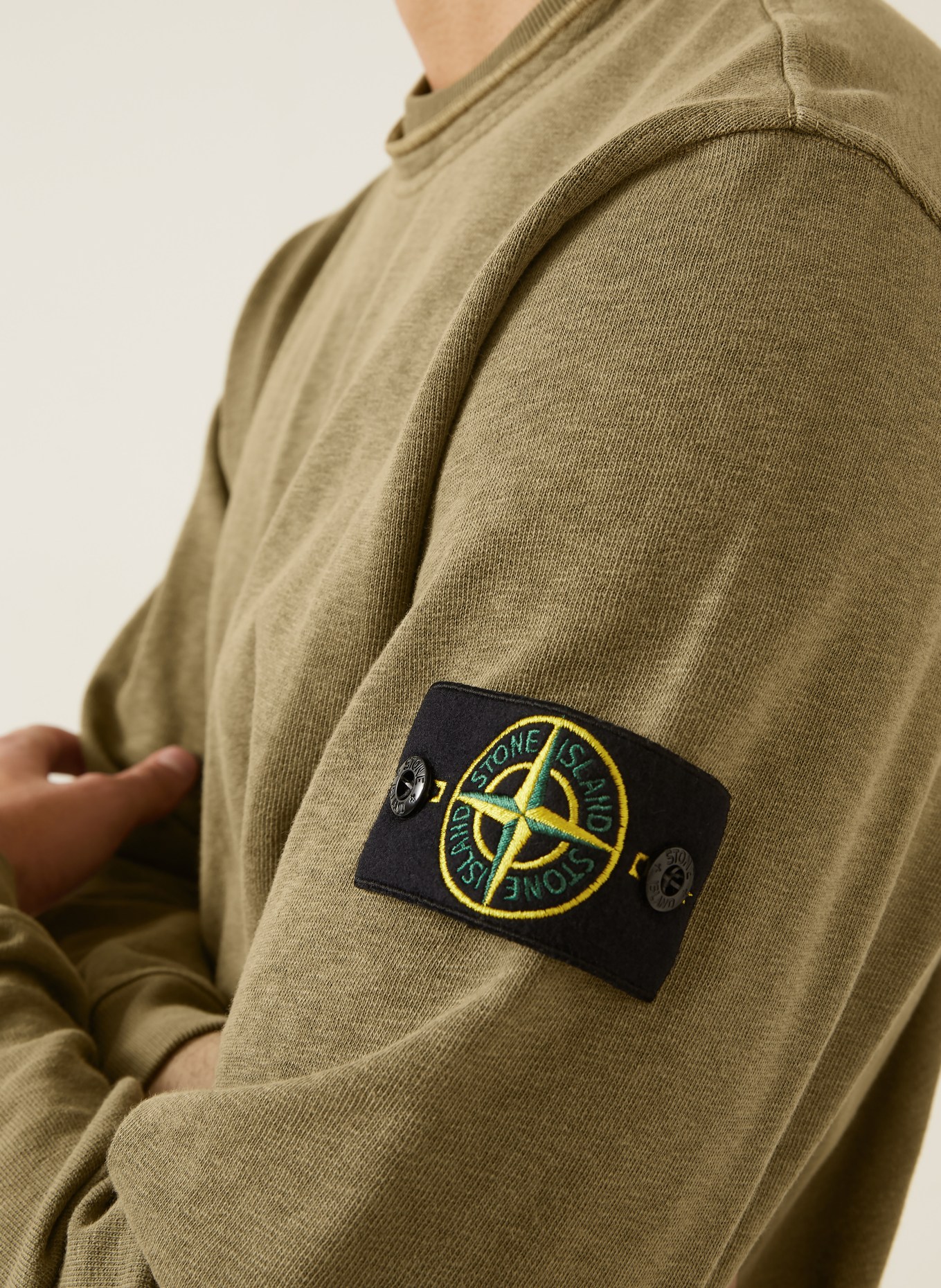 STONE ISLAND Sweatshirt: KAKI