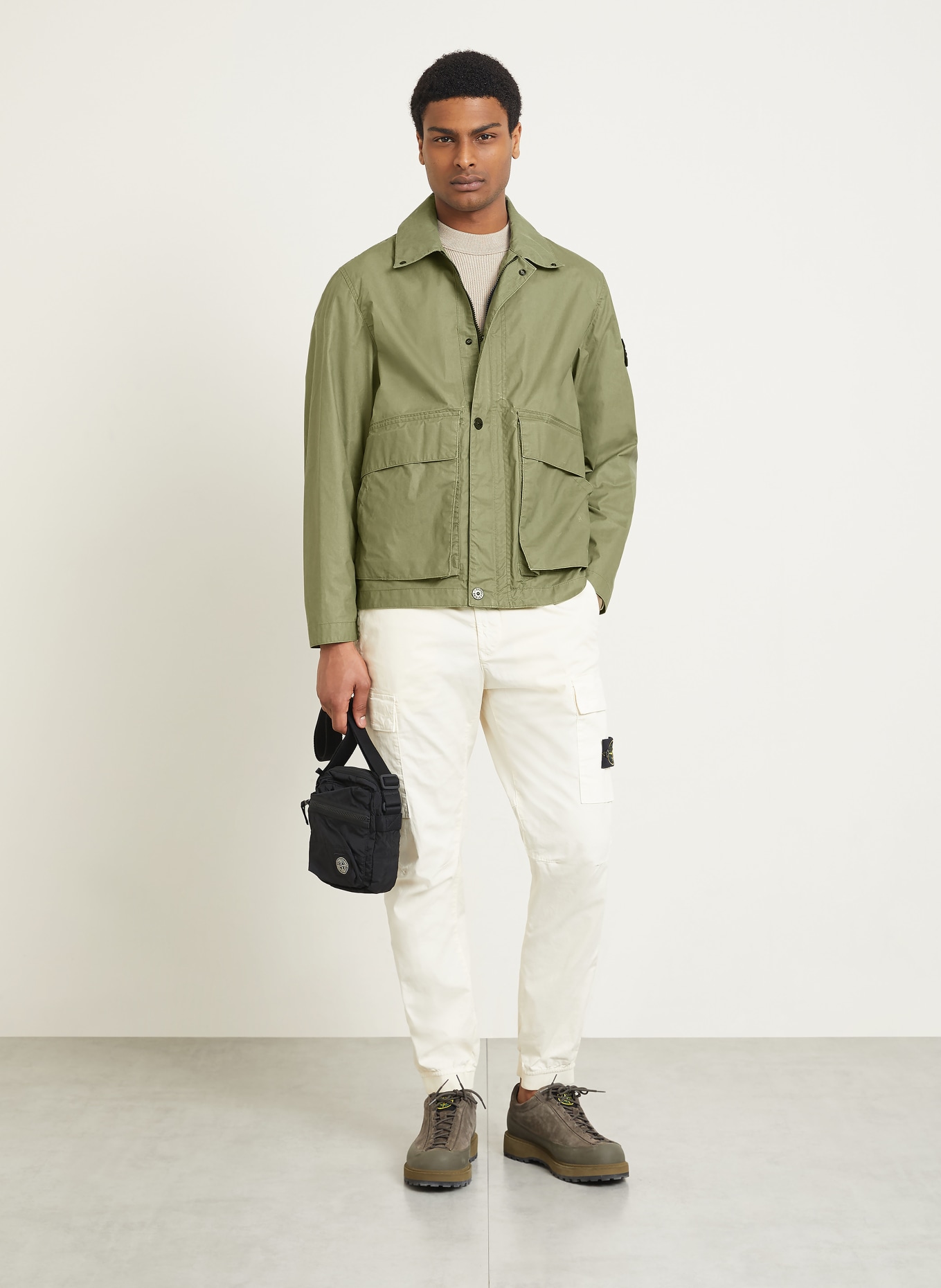 STONE ISLAND Survêtement TELA: KAKI