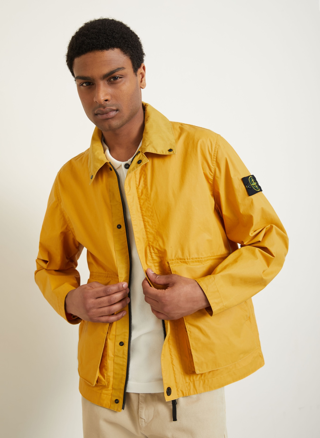 STONE ISLAND Survêtement TELA: JAUNE FONCÉ