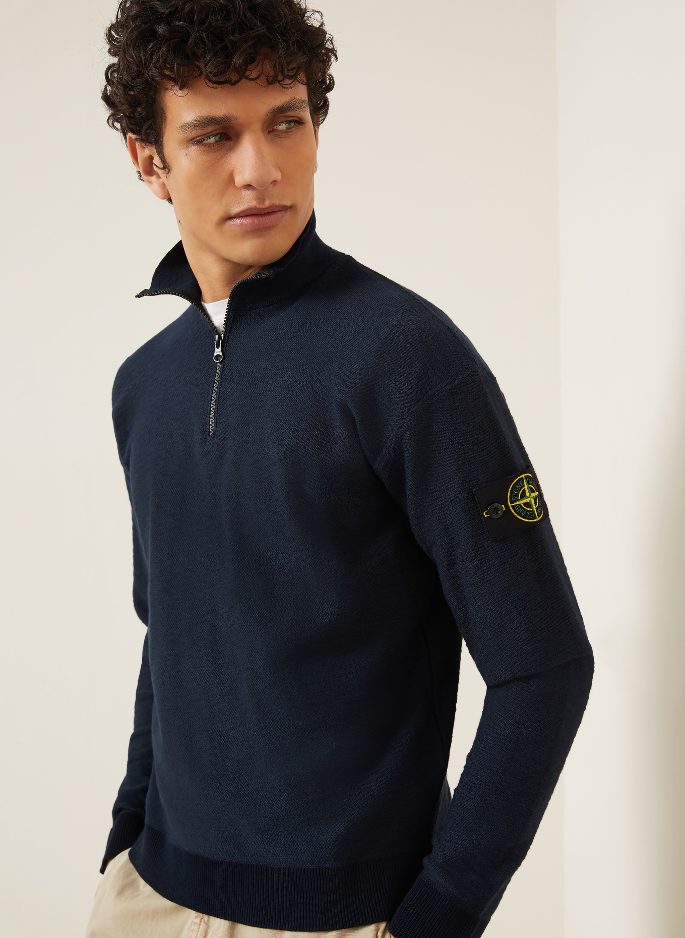 STONE ISLAND Troyer: DONKERBLAUW