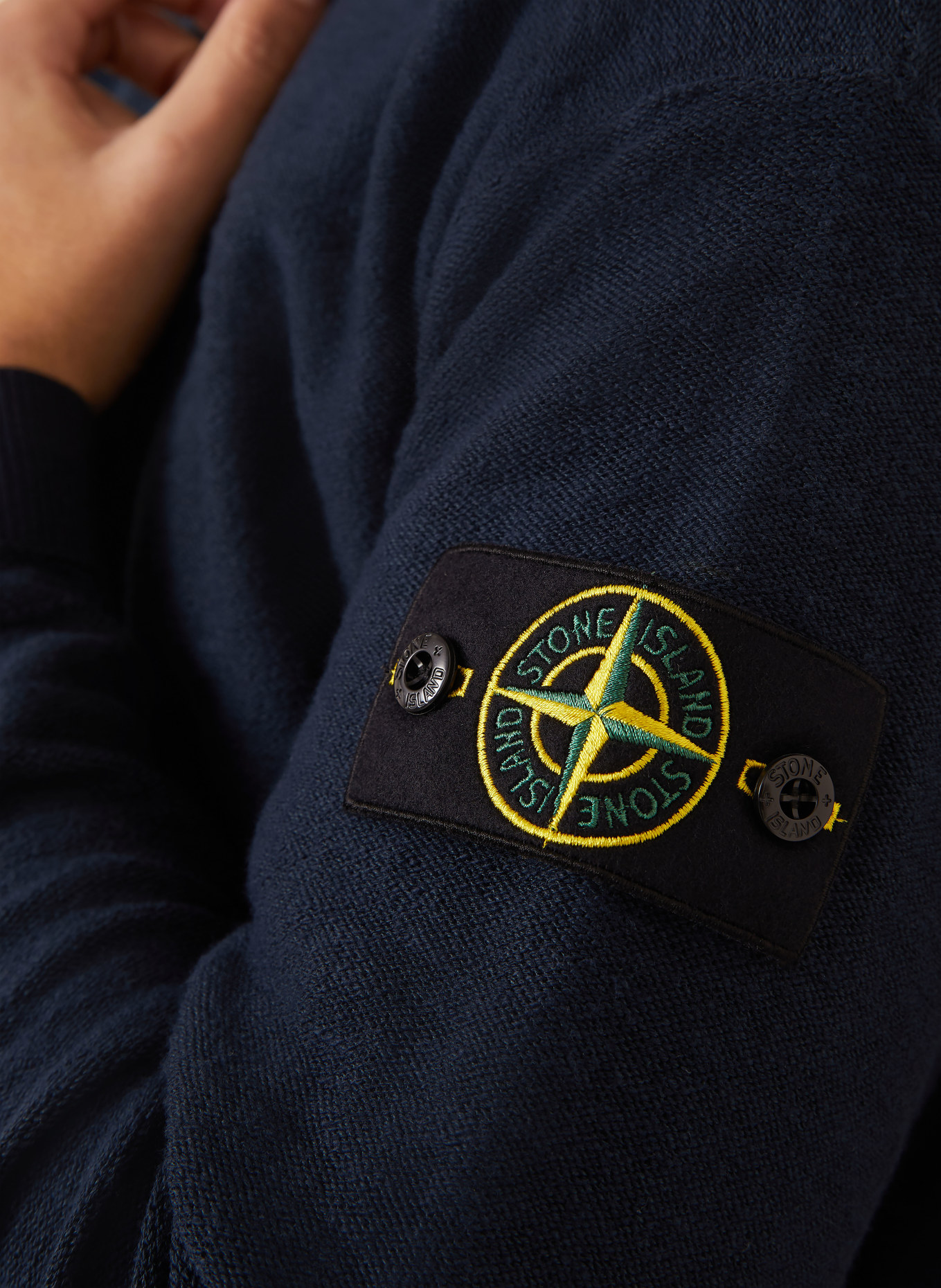 STONE ISLAND Troyer: DONKERBLAUW
