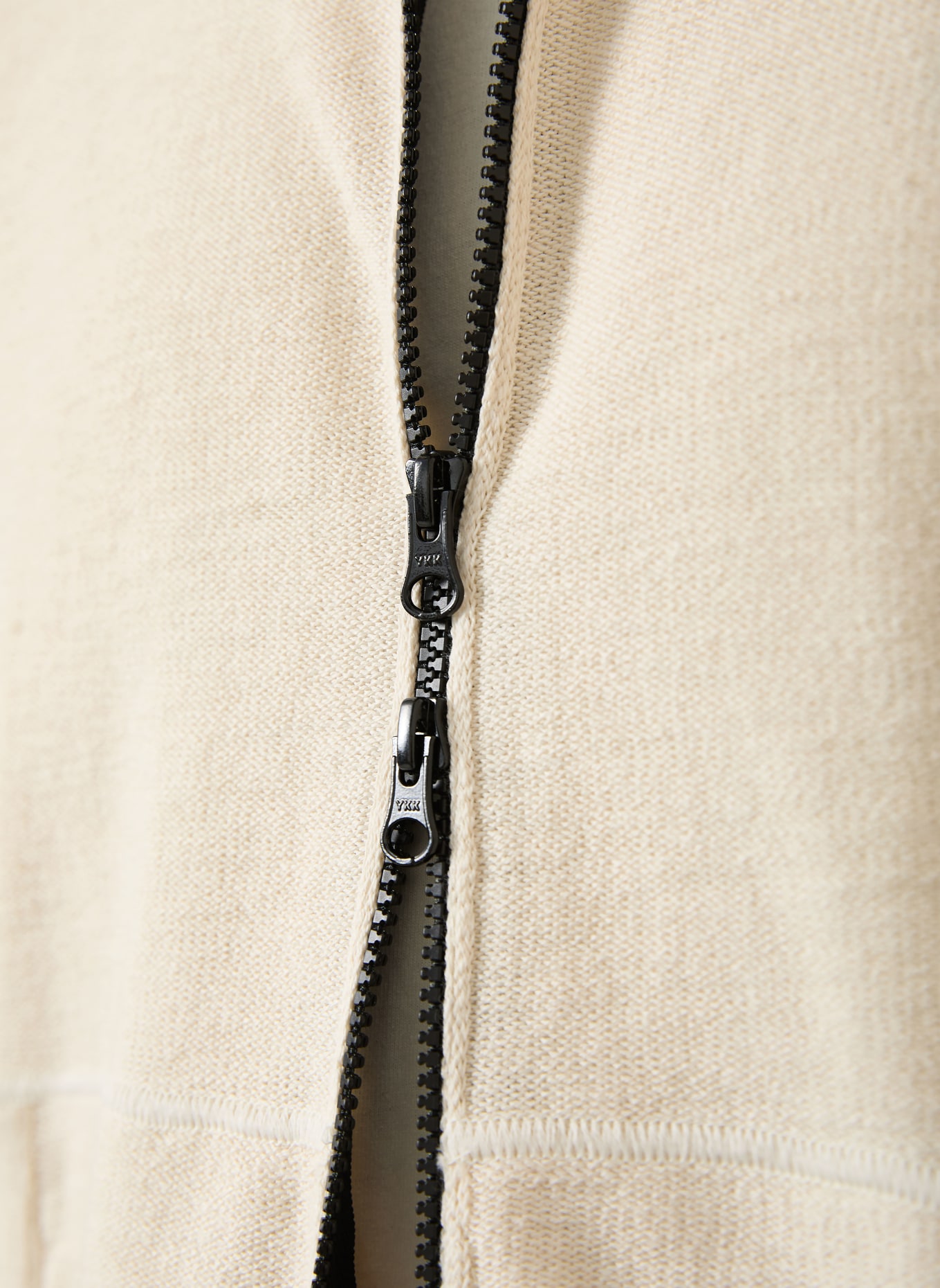 STONE ISLAND cardigan: CRÈME