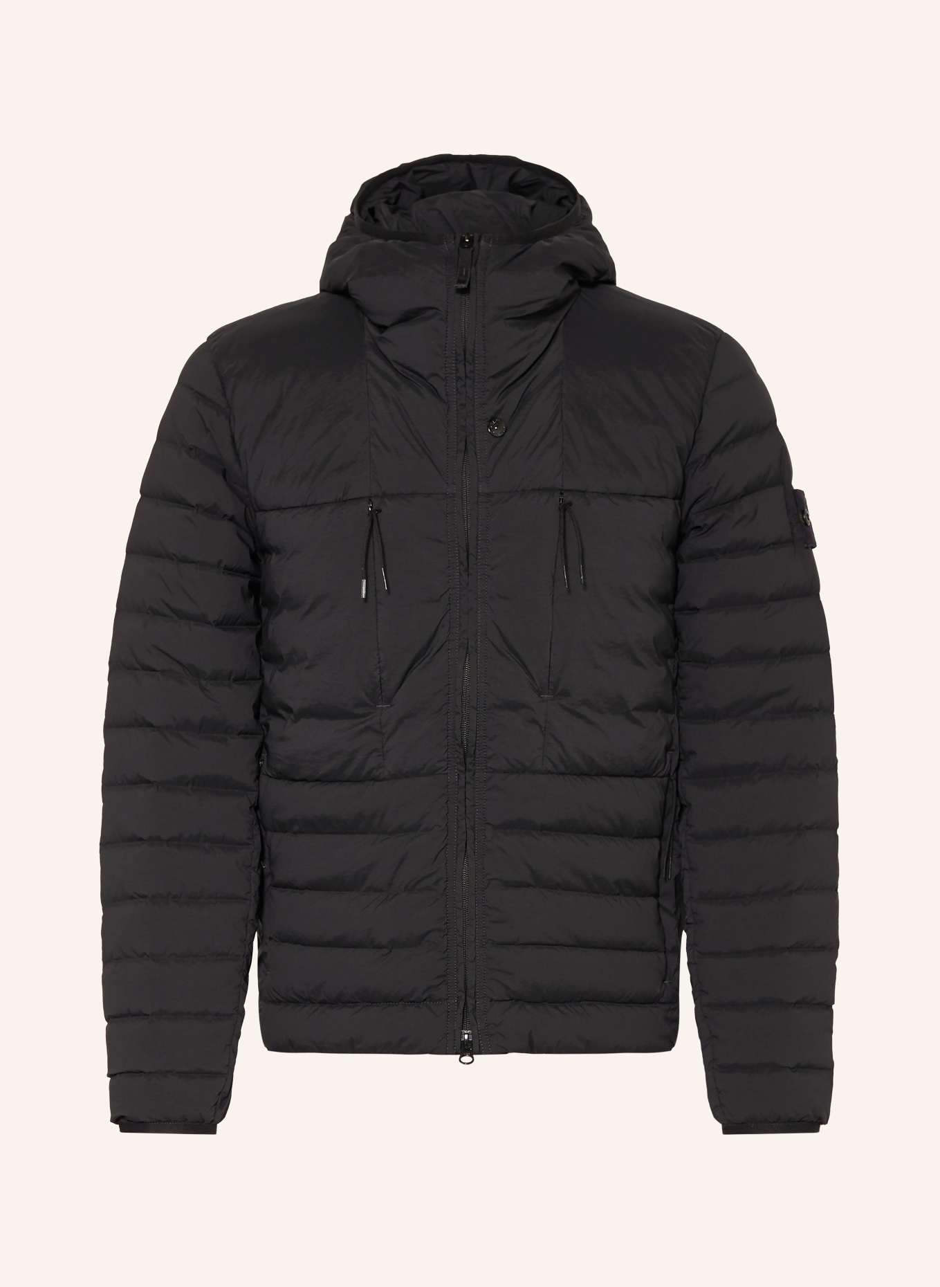 STONE ISLAND Daunenjacke: SCHWARZ