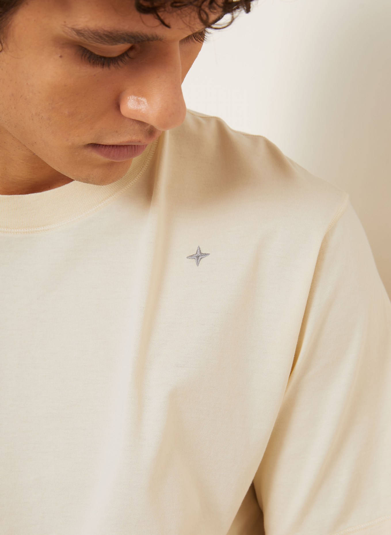 STONE ISLAND T-shirt: BEIGE