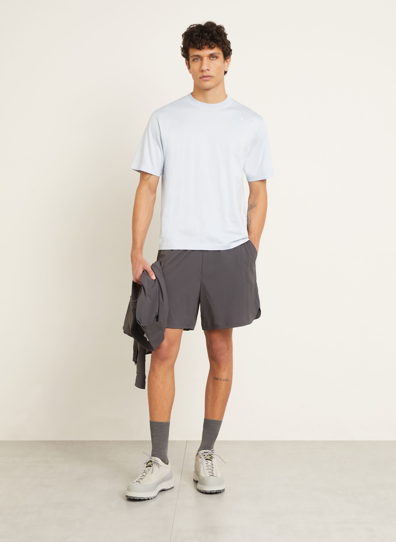 STONE ISLAND T-shirt: LICHTBLAUW