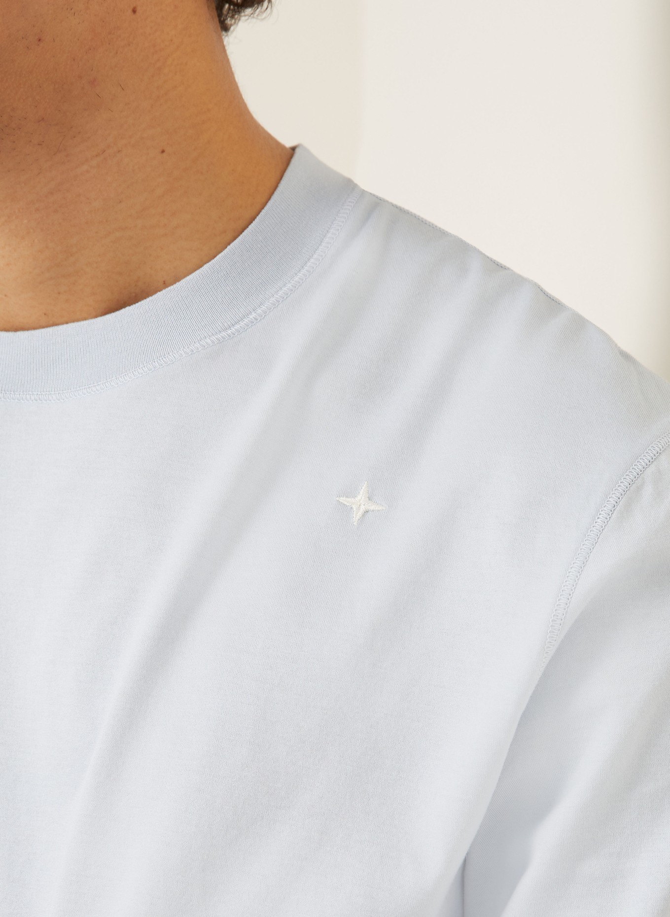 STONE ISLAND T-shirt: LICHTBLAUW