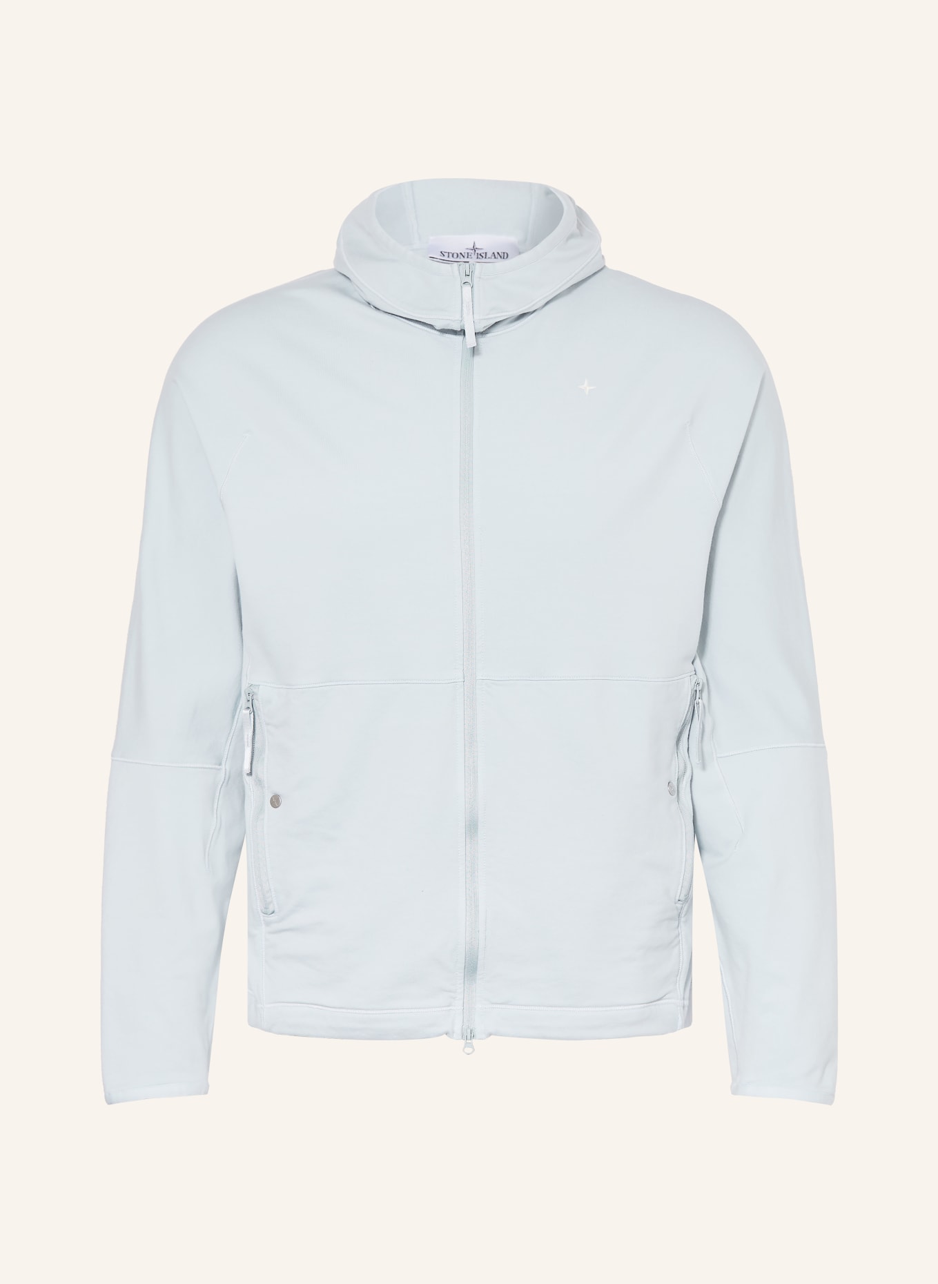 STONE ISLAND Sweatjacke STELLINA: HELLBLAU