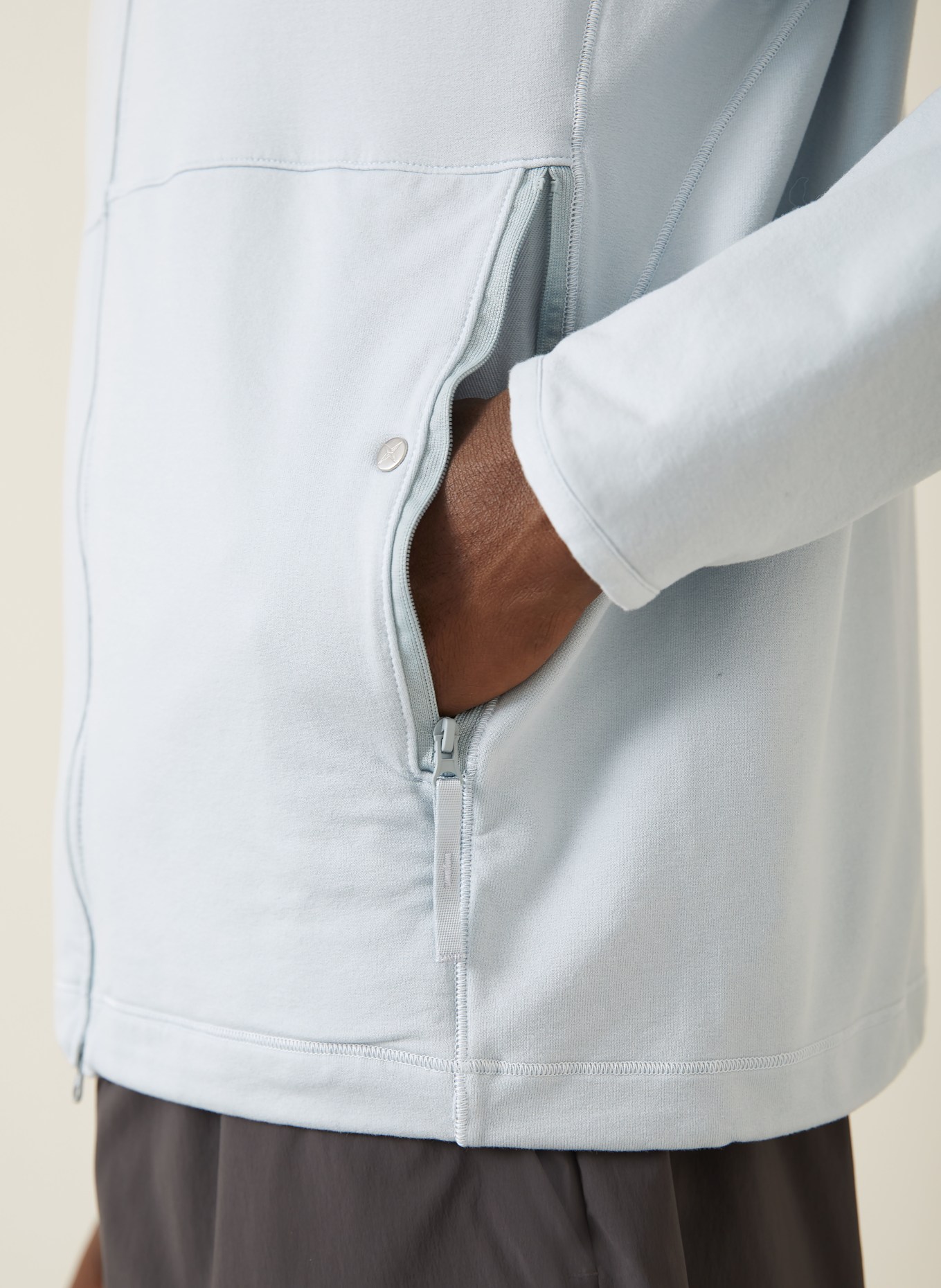 STONE ISLAND Sweatjacke STELLINA: HELLBLAU