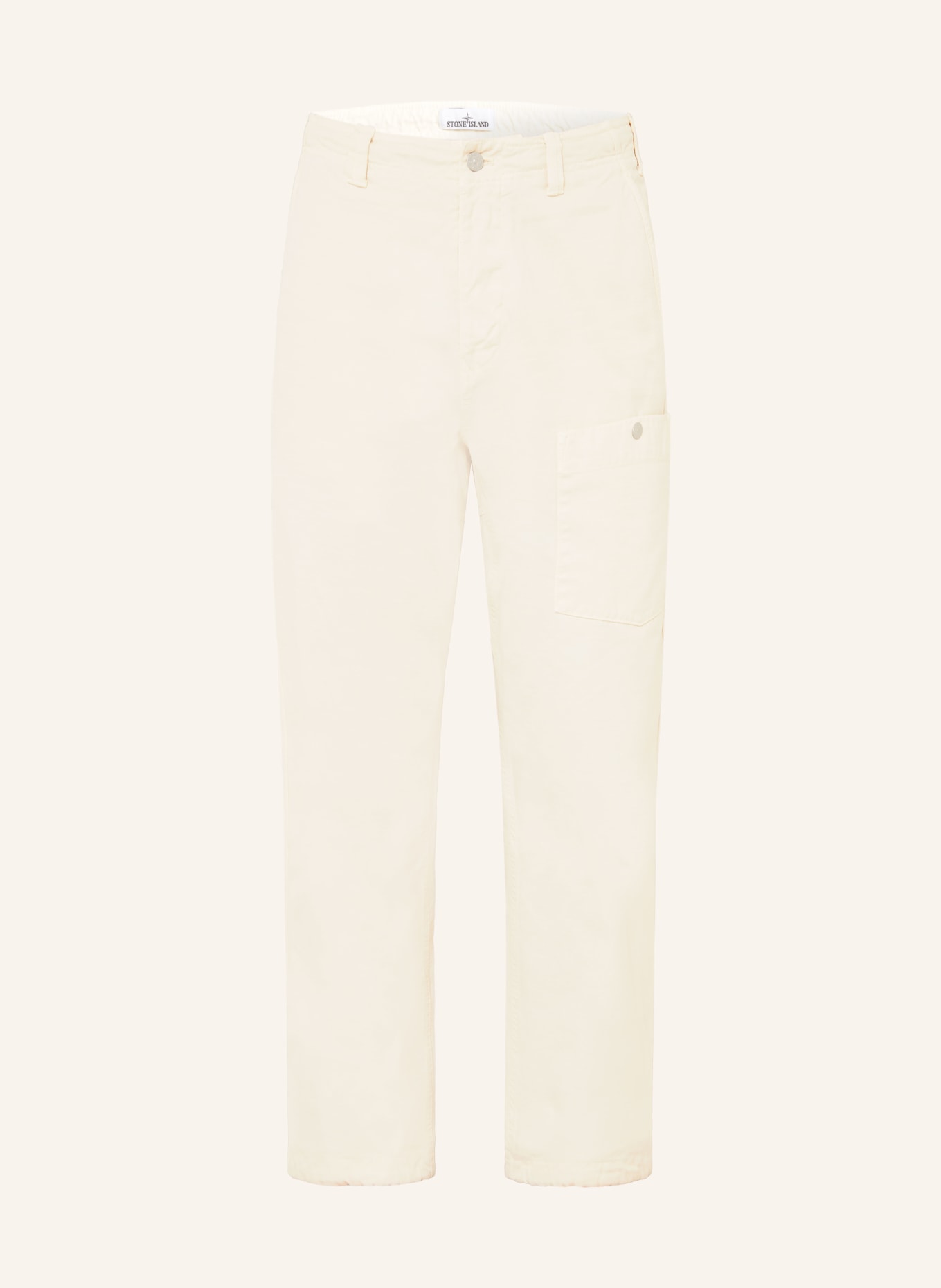 STONE ISLAND Broek met normale pasvorm: BEIGE