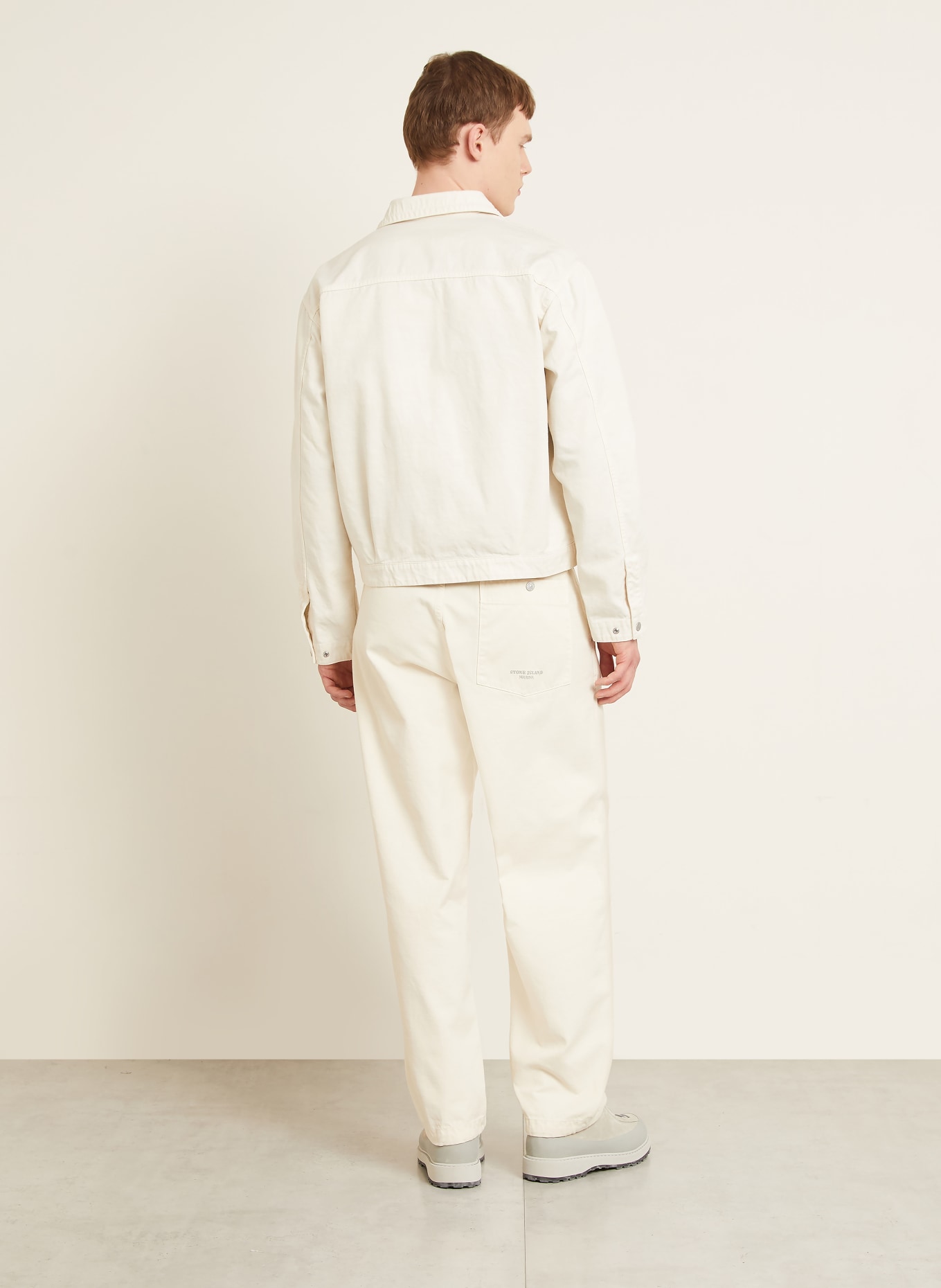 STONE ISLAND Broek met normale pasvorm: BEIGE