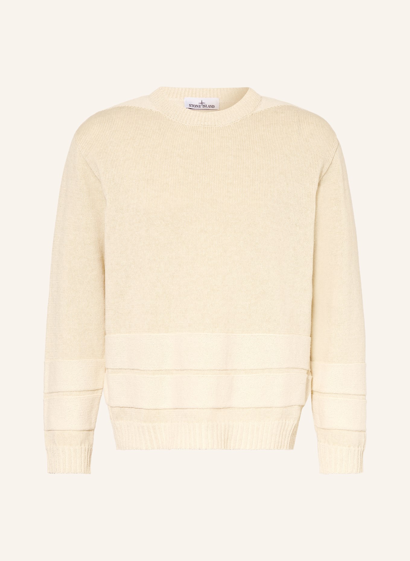 STONE ISLAND Trui met linnen: BEIGE
