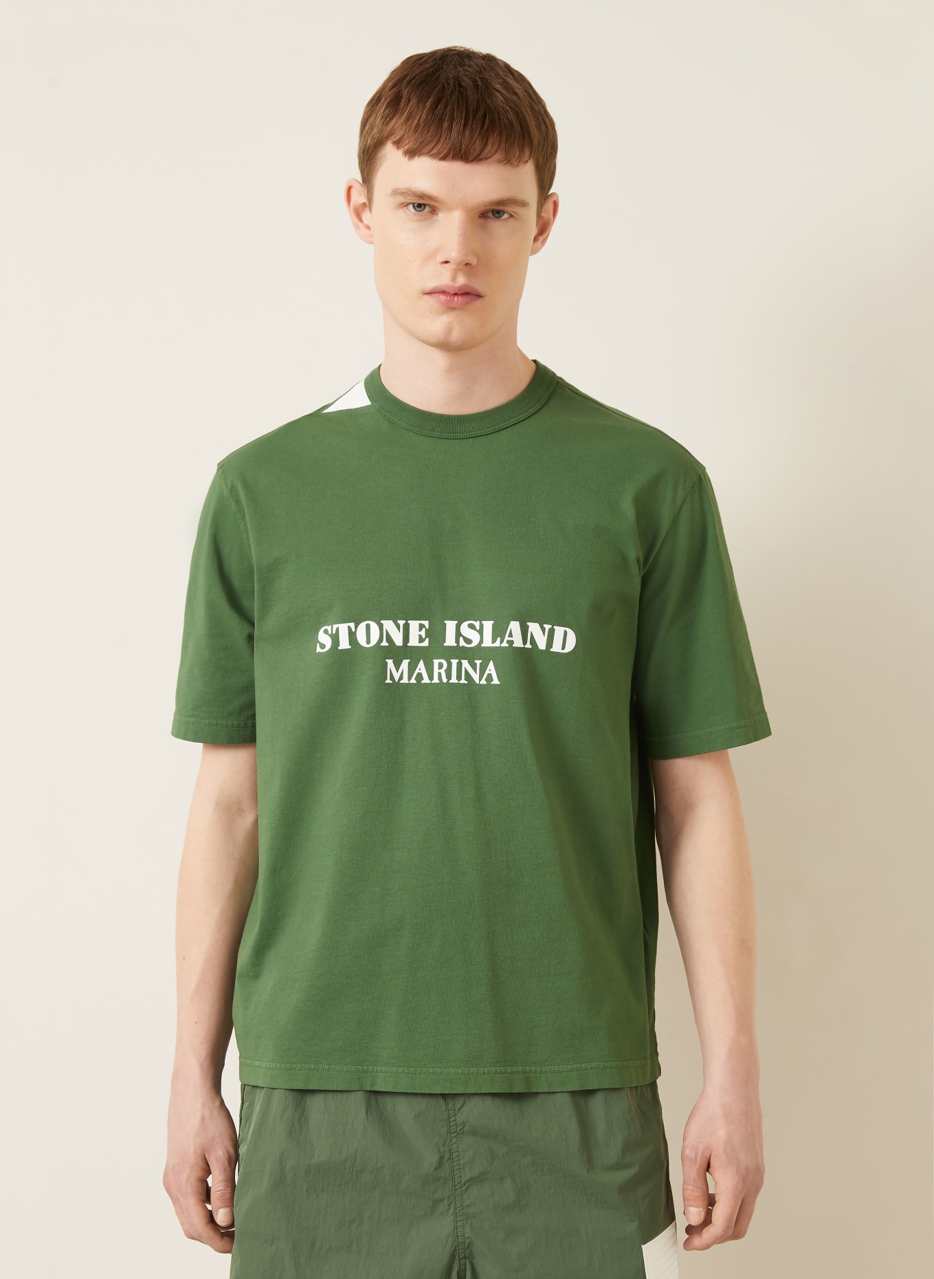 STONE ISLAND Koszulka: ZIELONY