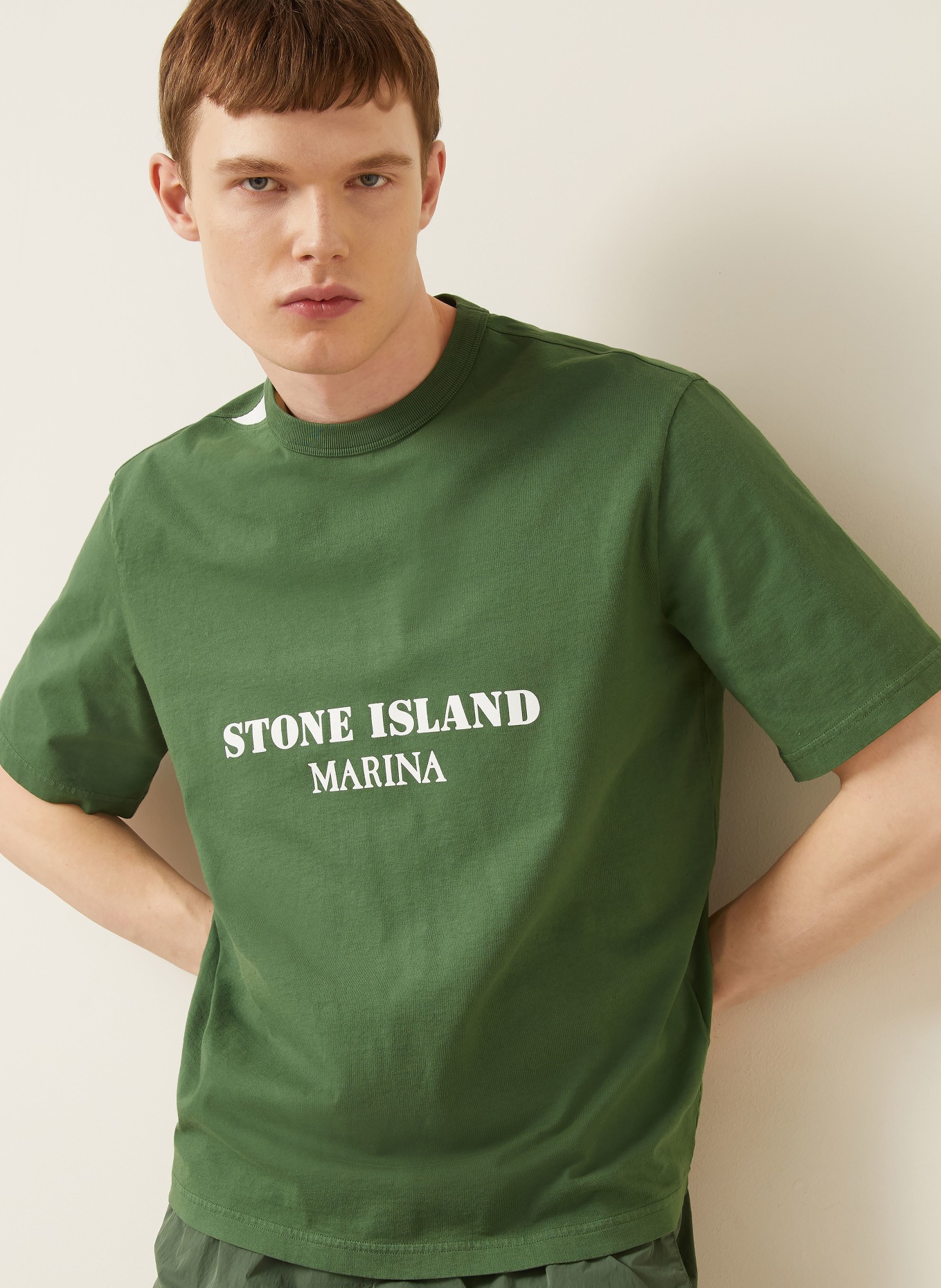 STONE ISLAND Koszulka: ZIELONY