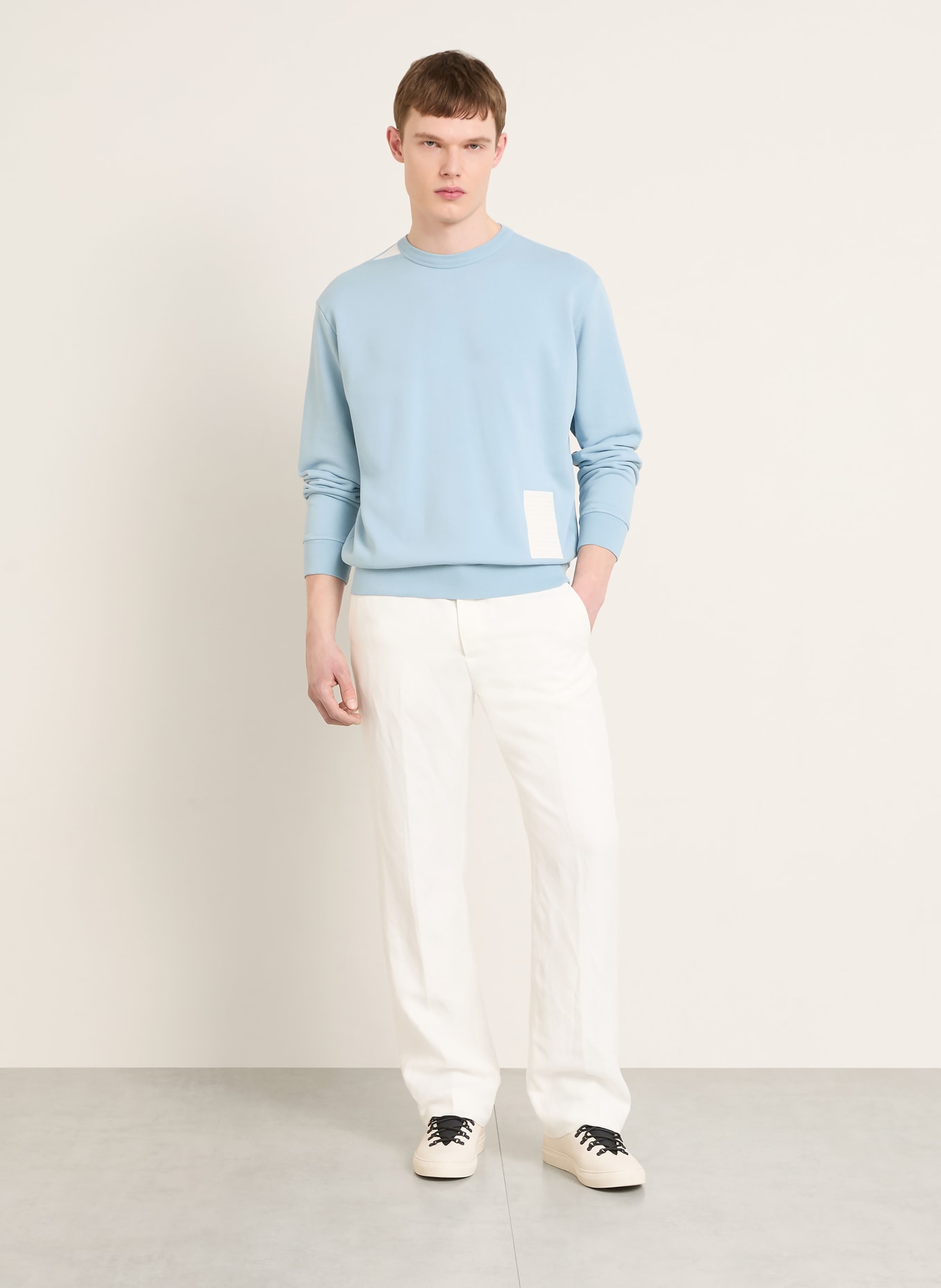 STONE ISLAND Sweatshirt: LICHTBLAUW